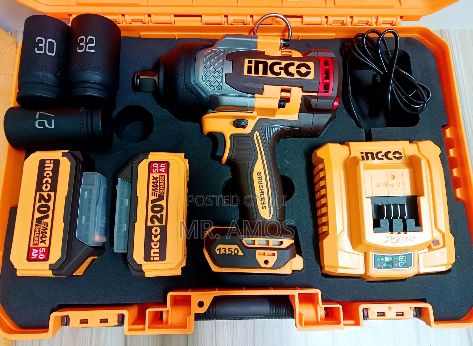 1350nm 3/4" Lithium-Ion Cordless Impact Wrench – Ciwli20135