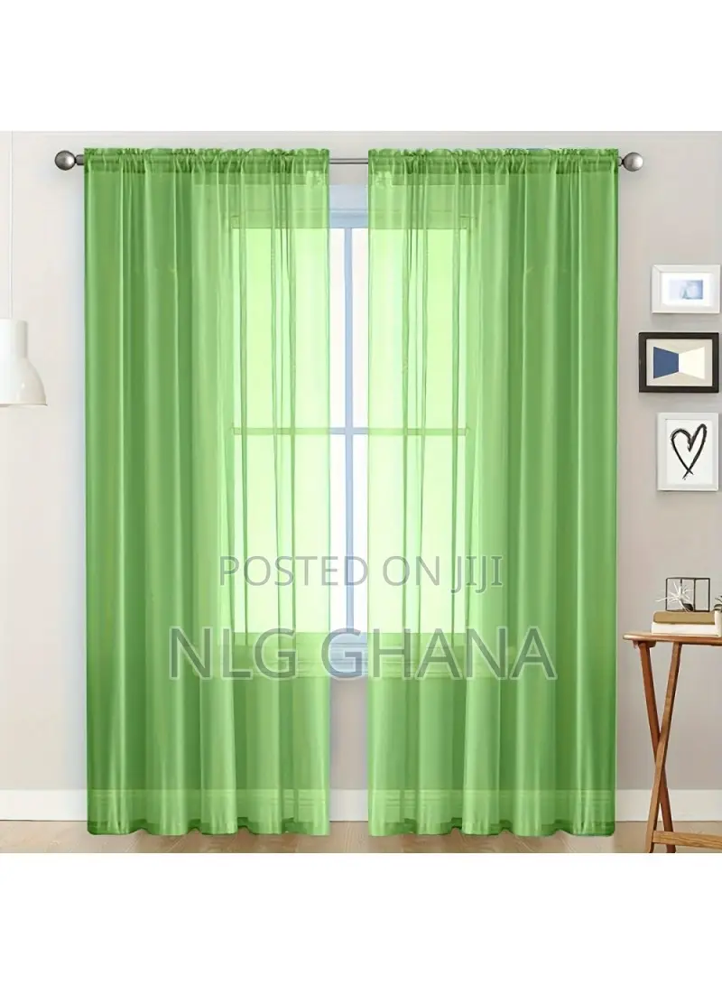 1pc 39.4x51.2inch Solid Color Semi Sheer. Tvx27966