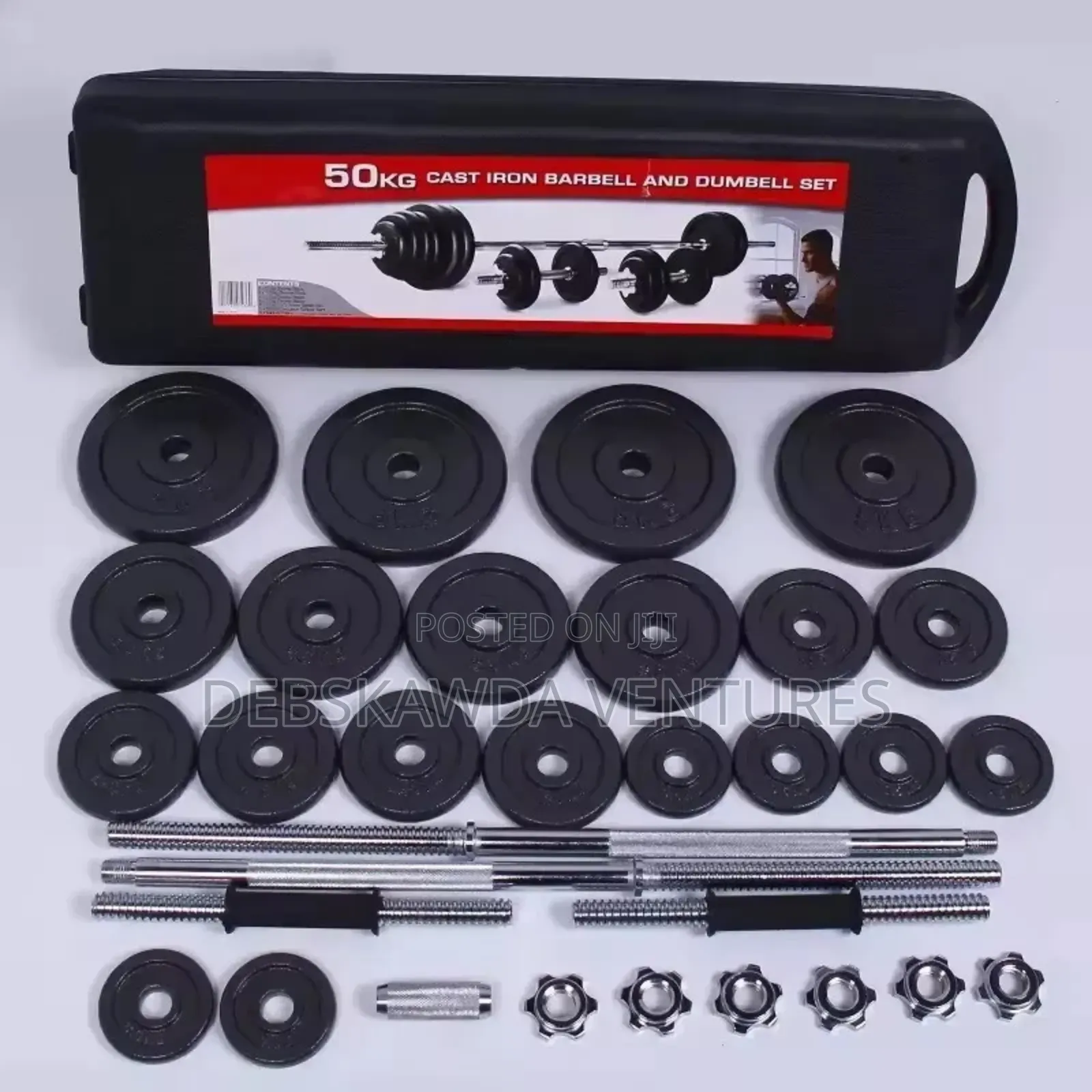 50kg Adjustable Dumbbells