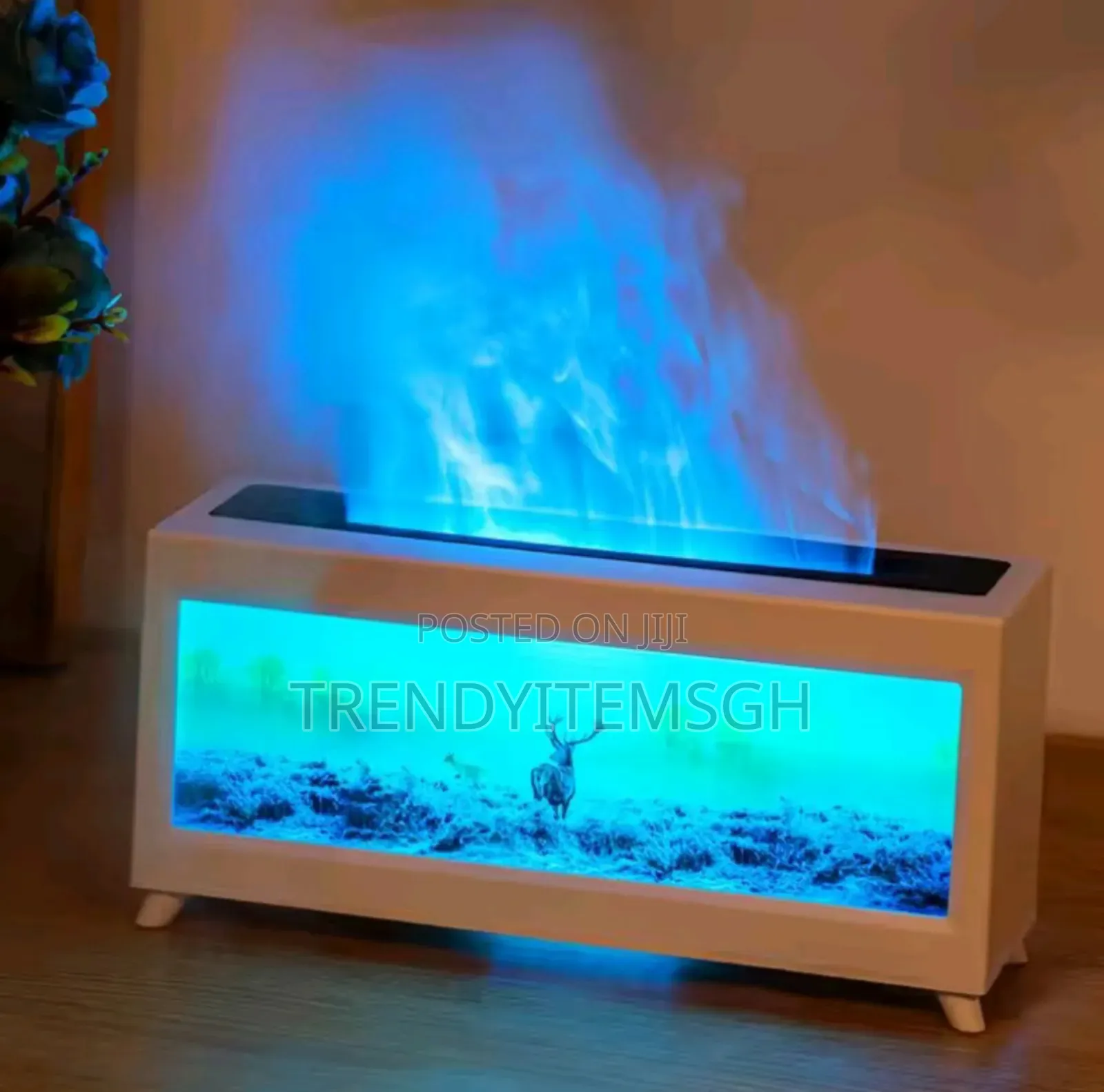 Flame Aroma Humidifier Essential Oil Diffuser
