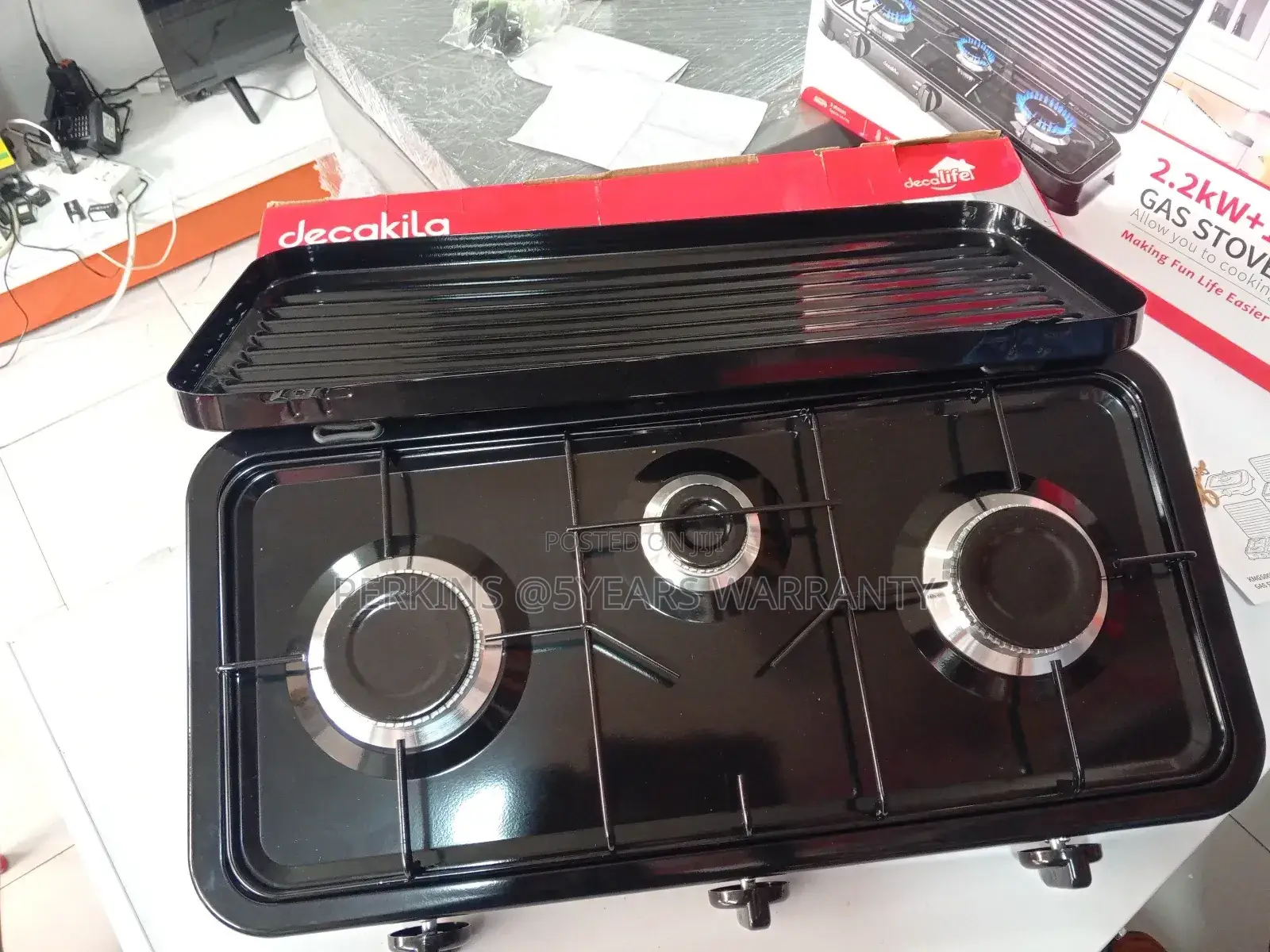 3in1 Decakila Stainless Steel Gas Stove