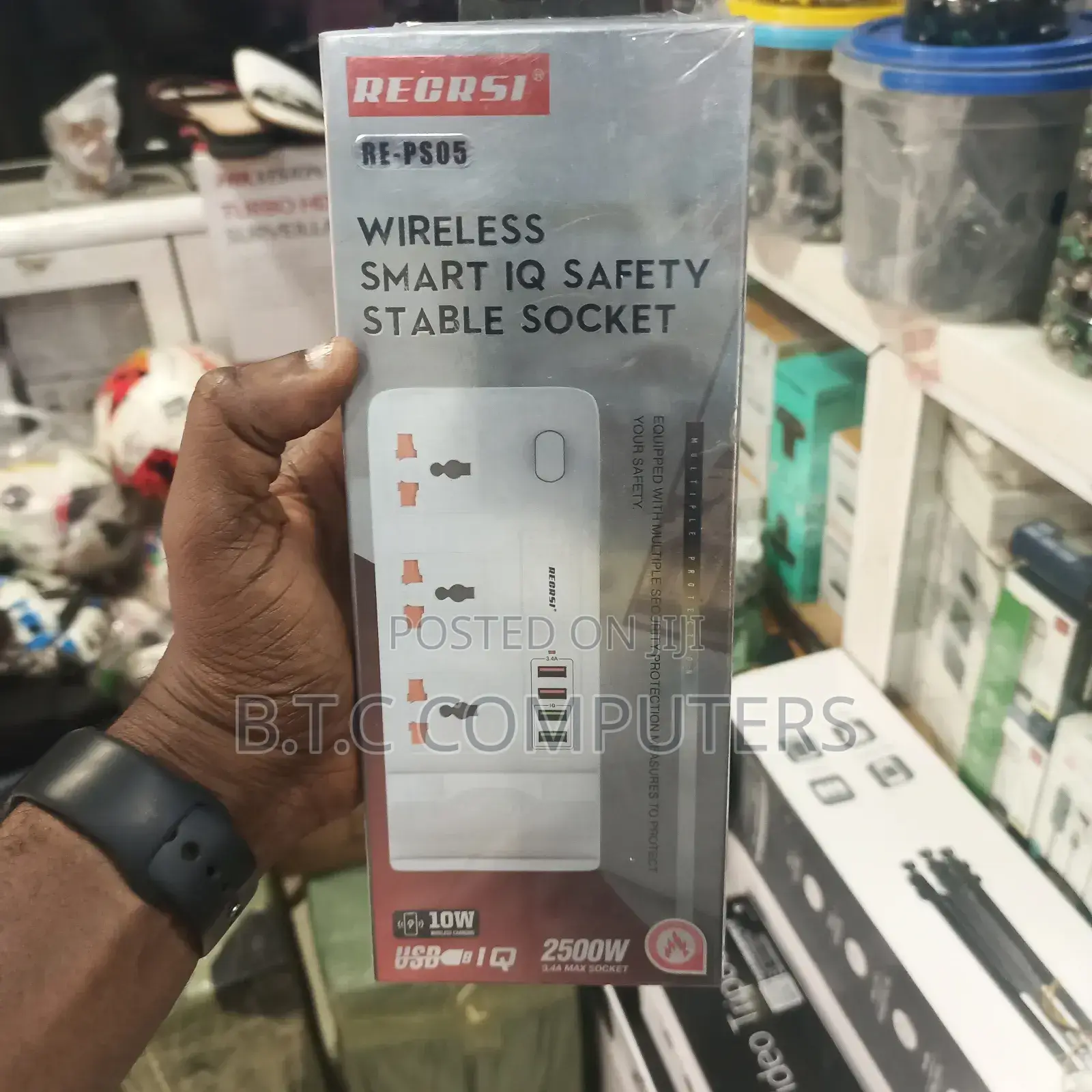 Wireless Smart Iq Safety Stable Socket 2500w