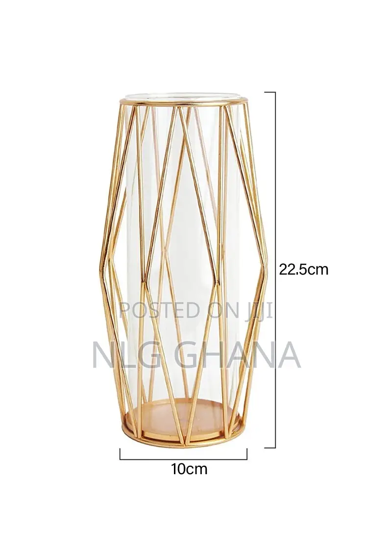 Lantern Shaped Hydroponic Transparent Glass Vase. Ghx3755