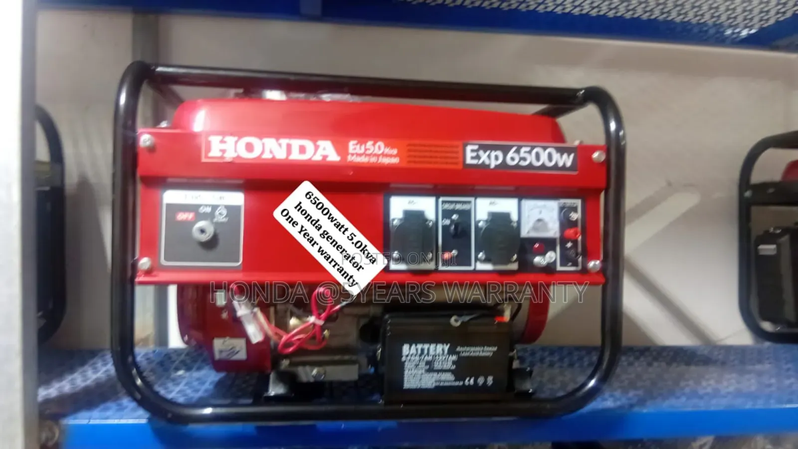 Made in Japan 5.0kva 6500watt Honda Petrol Generator 5.0kva
