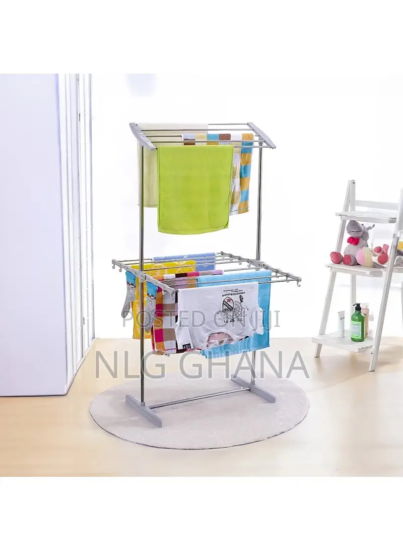 2 Layer Multifunctional Clothes Drying Rack. Ghx3142