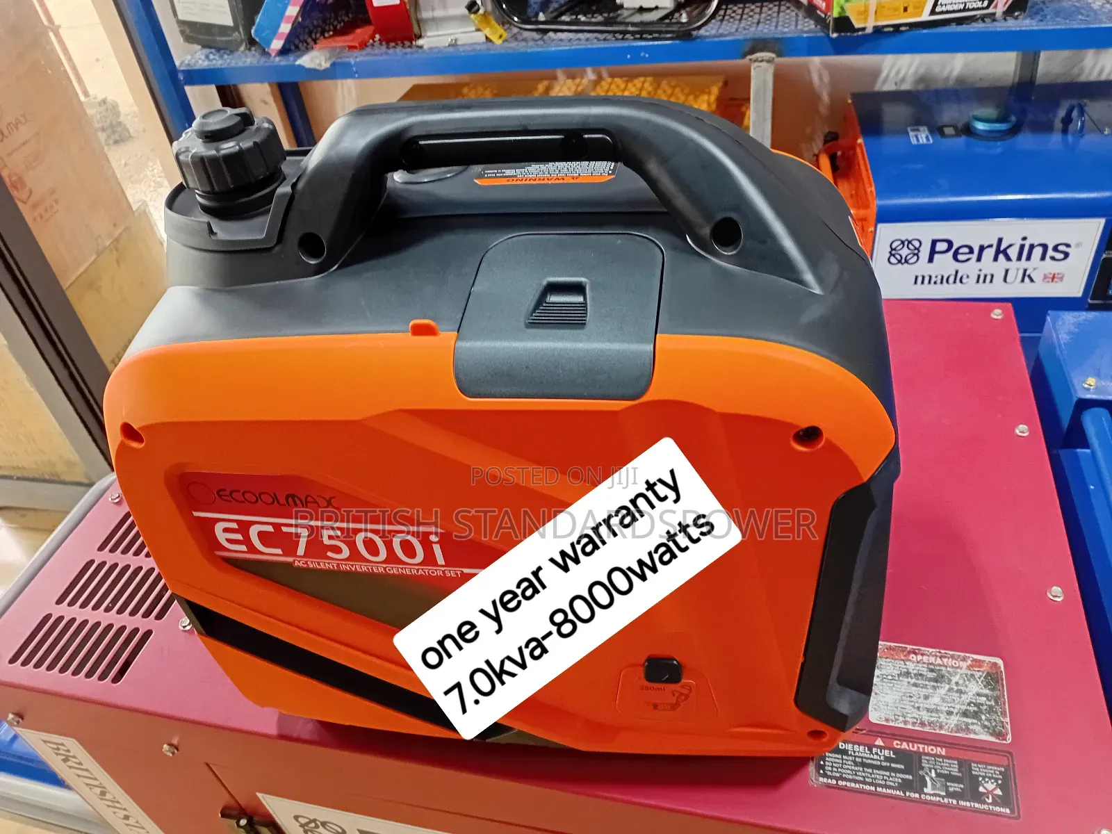 Silent Ecoolmax 7.0kva Petrol Generator