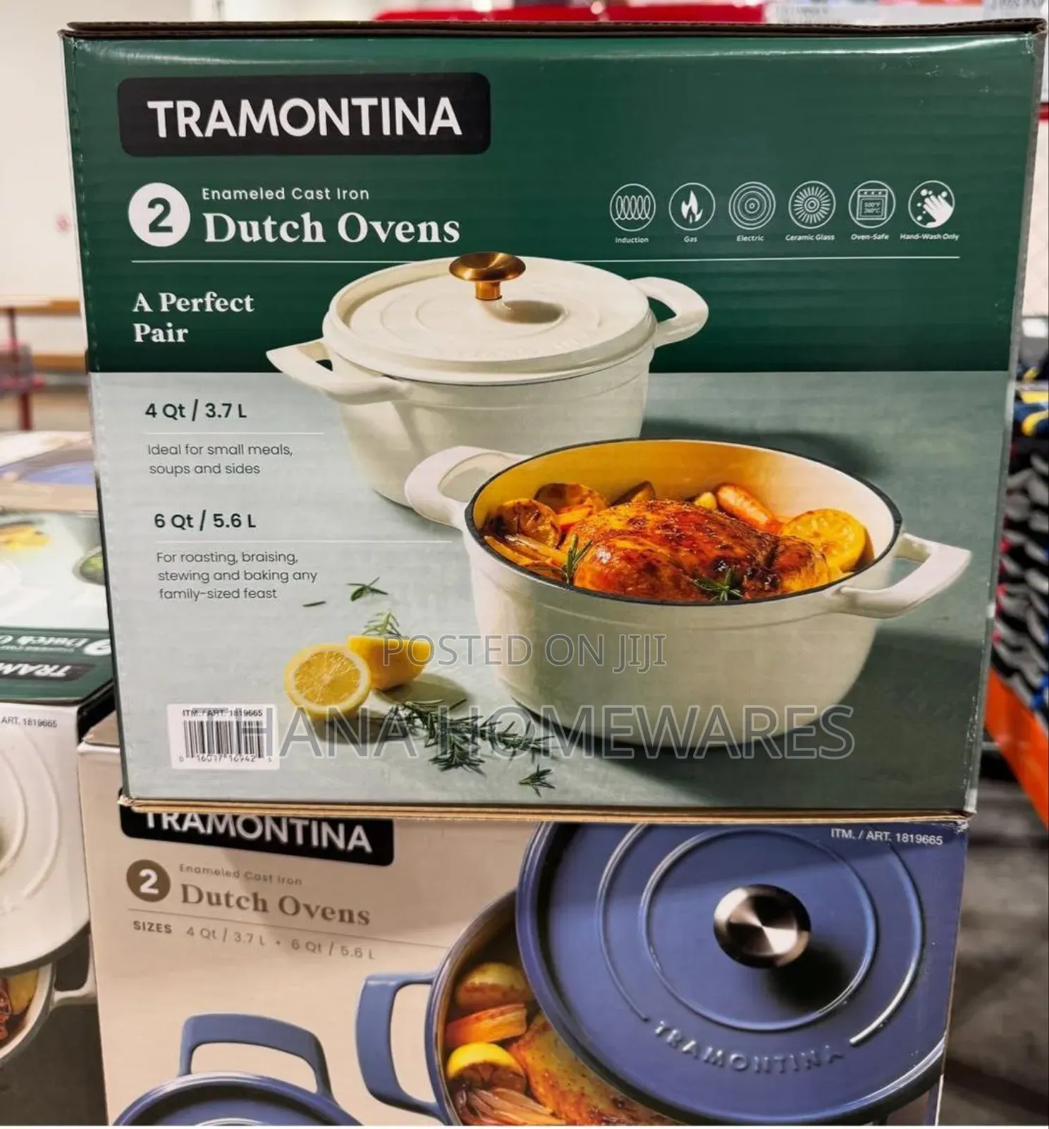 Tramontina Enameled Cast Iron Dutch Oven, 2-Pack