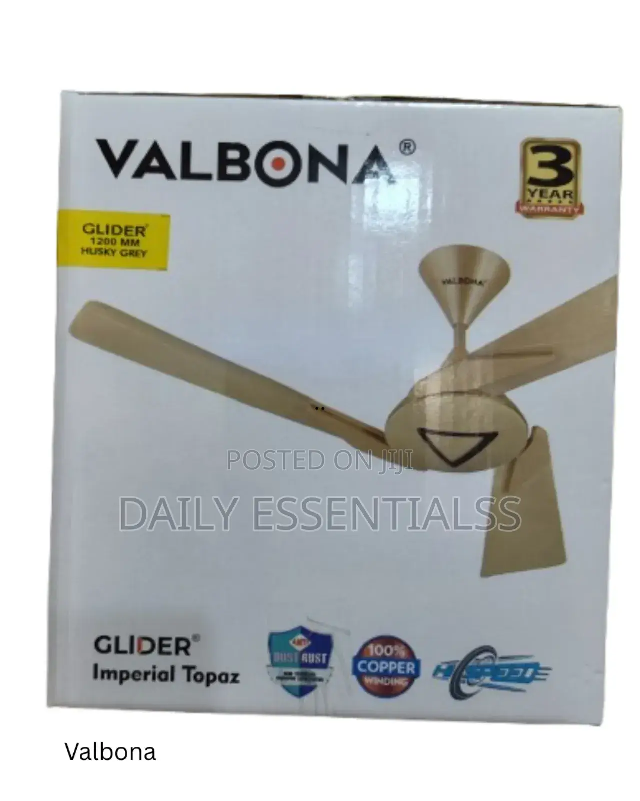 Premium Valbona Glider Fan – Copper Motor, Sleek Design