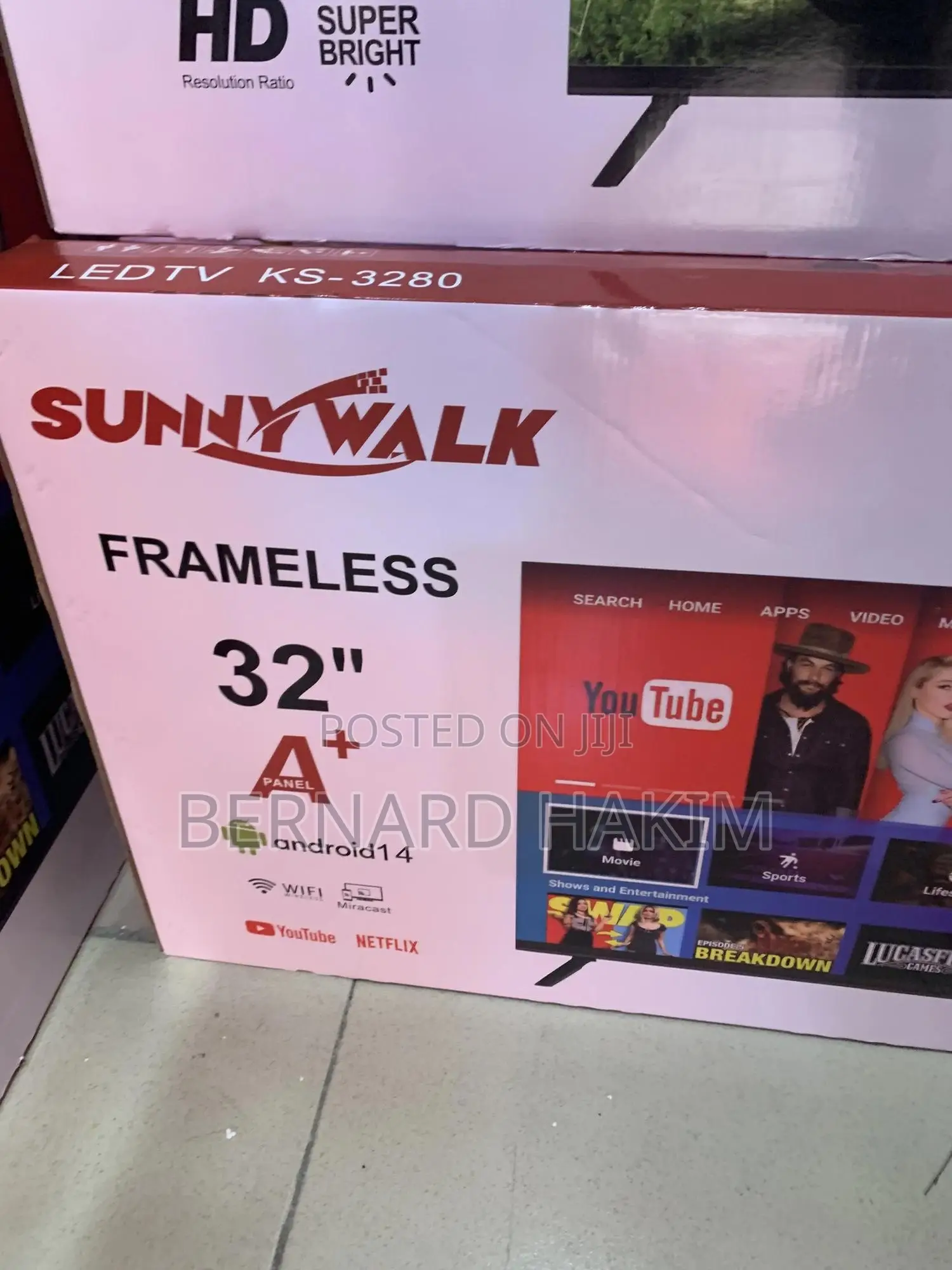 Sunny Walk 32” Smart Tv Digital Satellite
