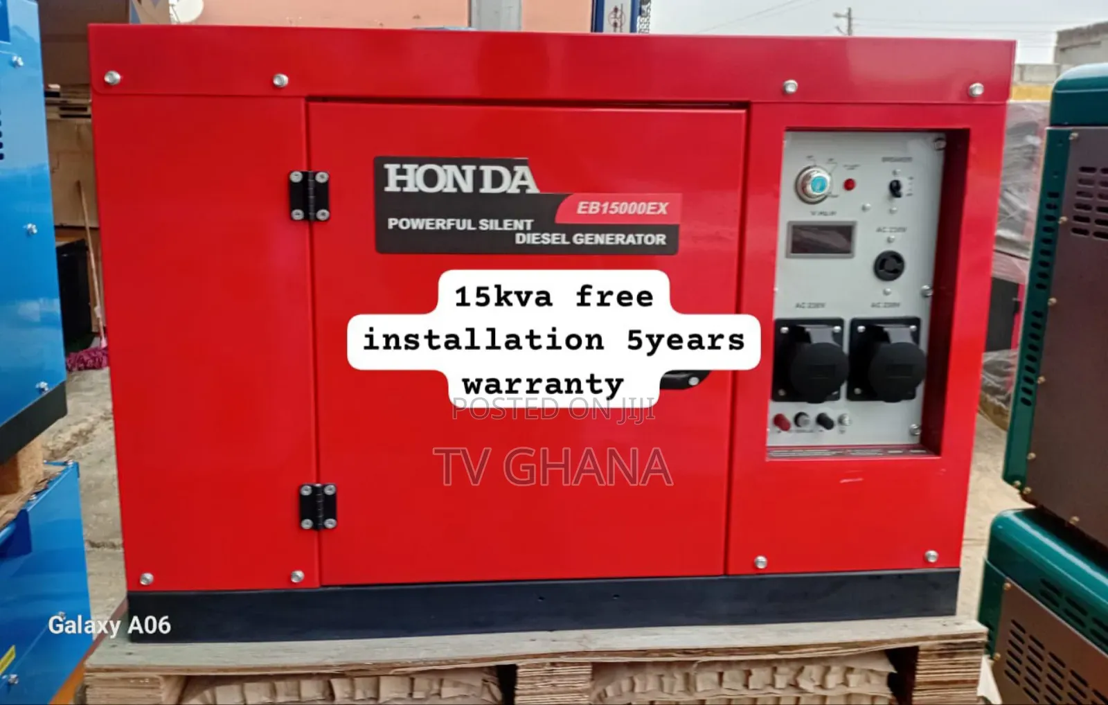 Light Within Seconds Honda 15kva Diesel Generator Diesel
