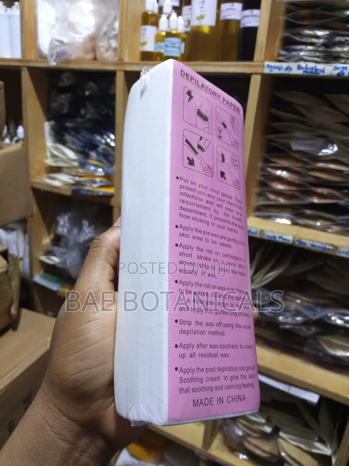 Depilatory Paper for Hair Waxing