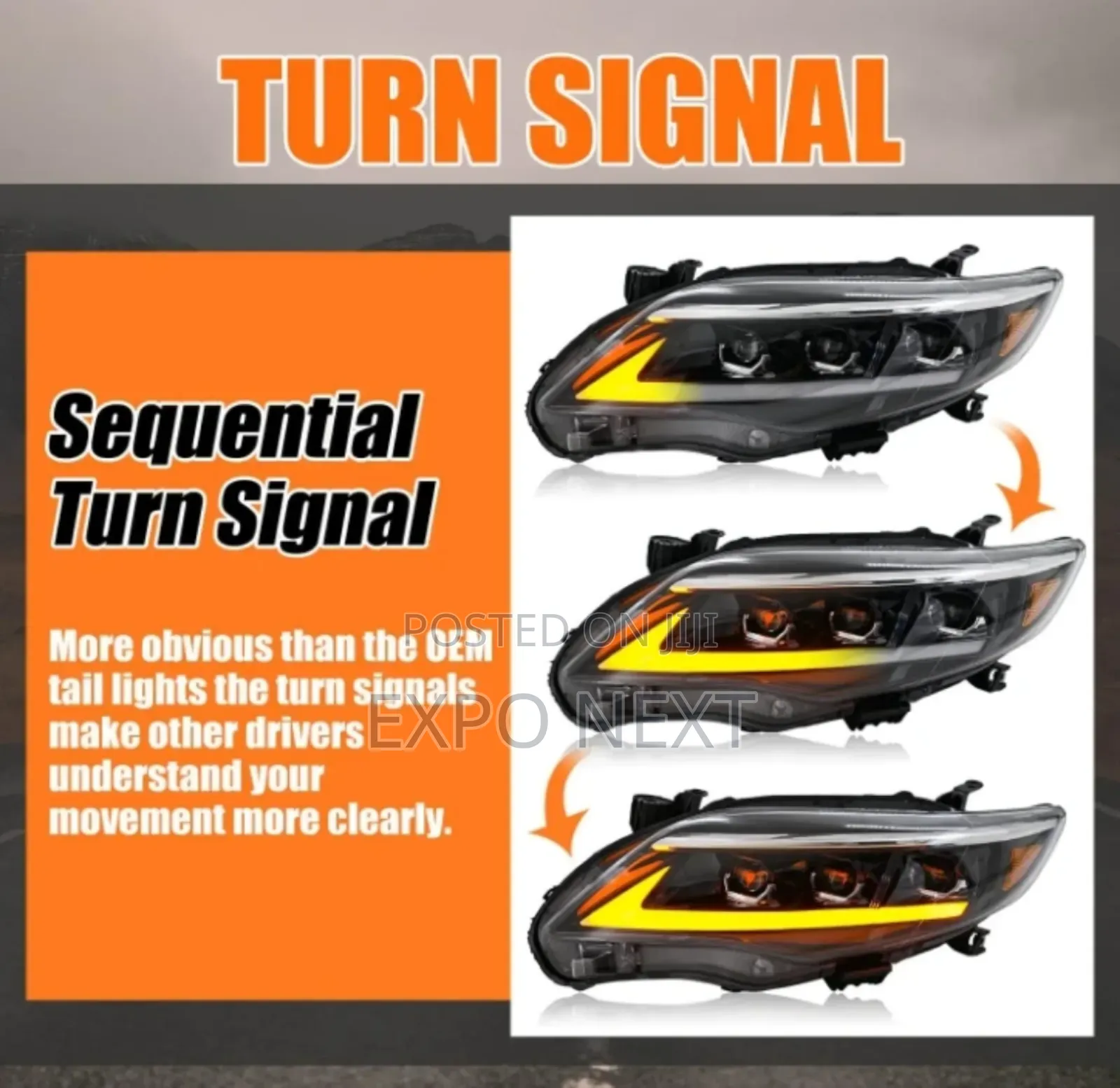Led Head Light For Toyota Corolla 2010-2013
