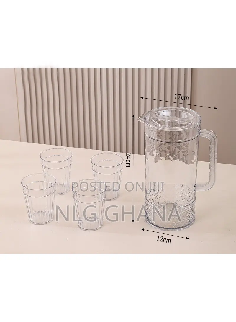 230ml 4 PCS Luxurious Set Transparent Plastic. Ghx3782