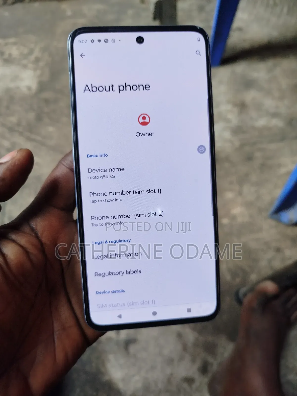 Motorola Moto G84 5G 256 GB Silver