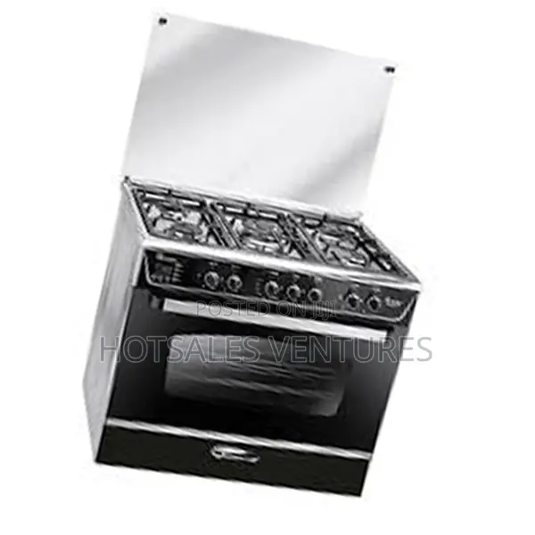 Nasco 5 Burner Gas Cooker With Grill - Nasgc-Lme90b