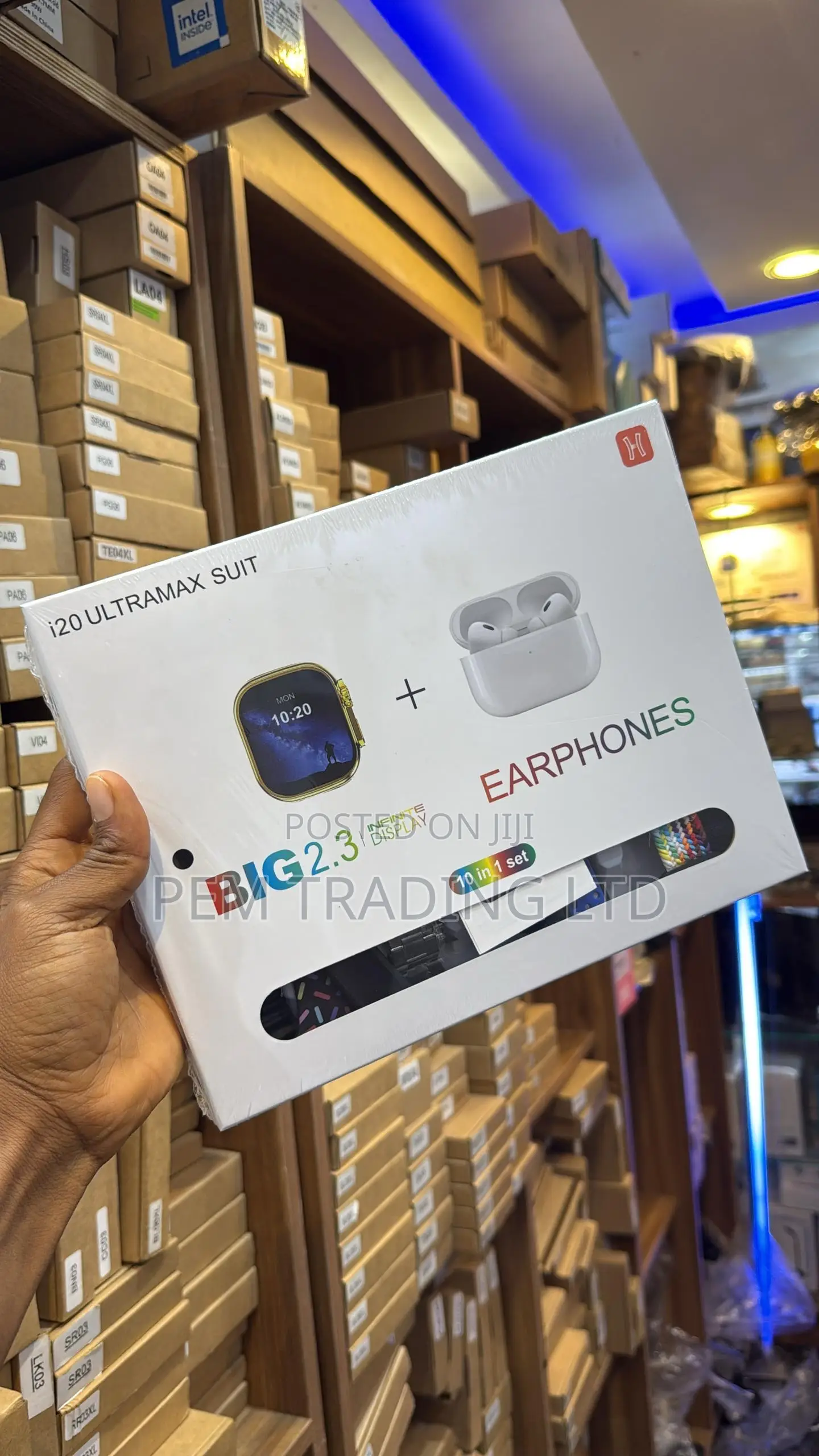 I20 Ultra Max Suit Smart Watch Series 9 10 in 1 Set Ultra