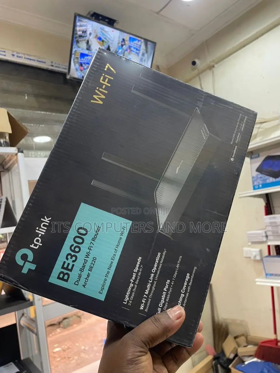 Archer Be220 Be3600 Dual-Band Wi-Fi 7 Router
