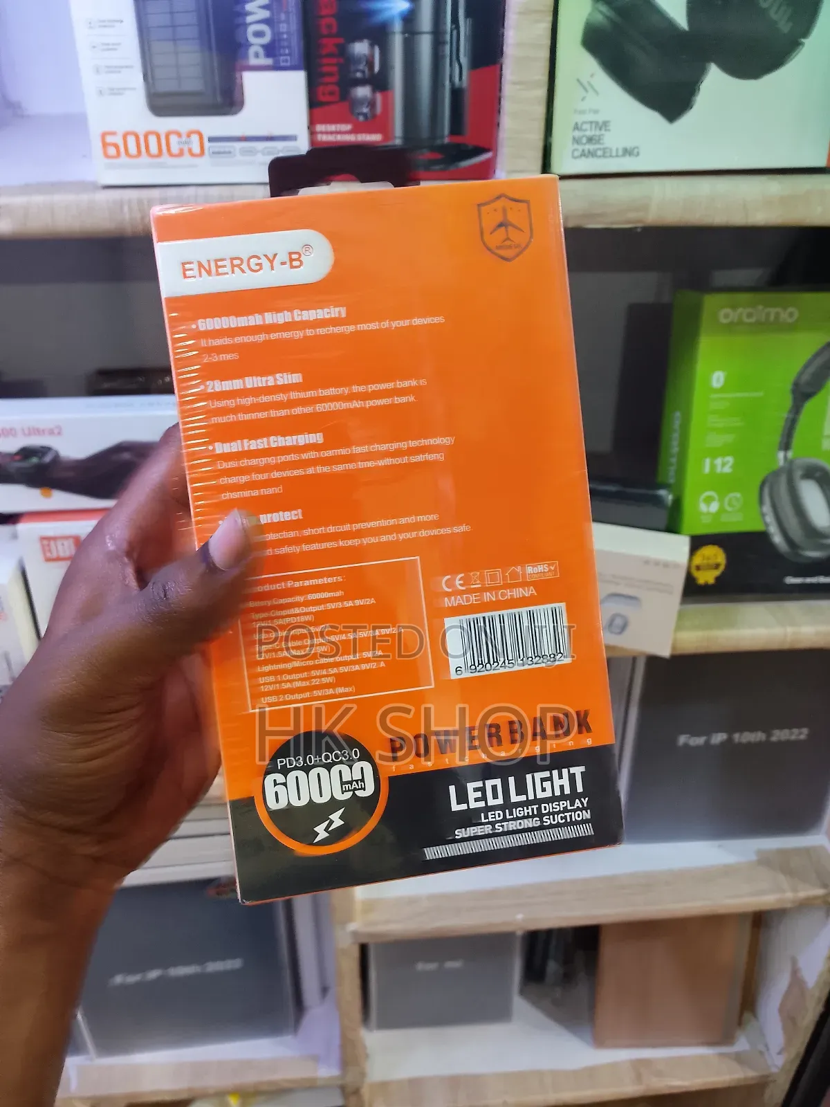 60,000mah Power Bank Unlimited Power Supply