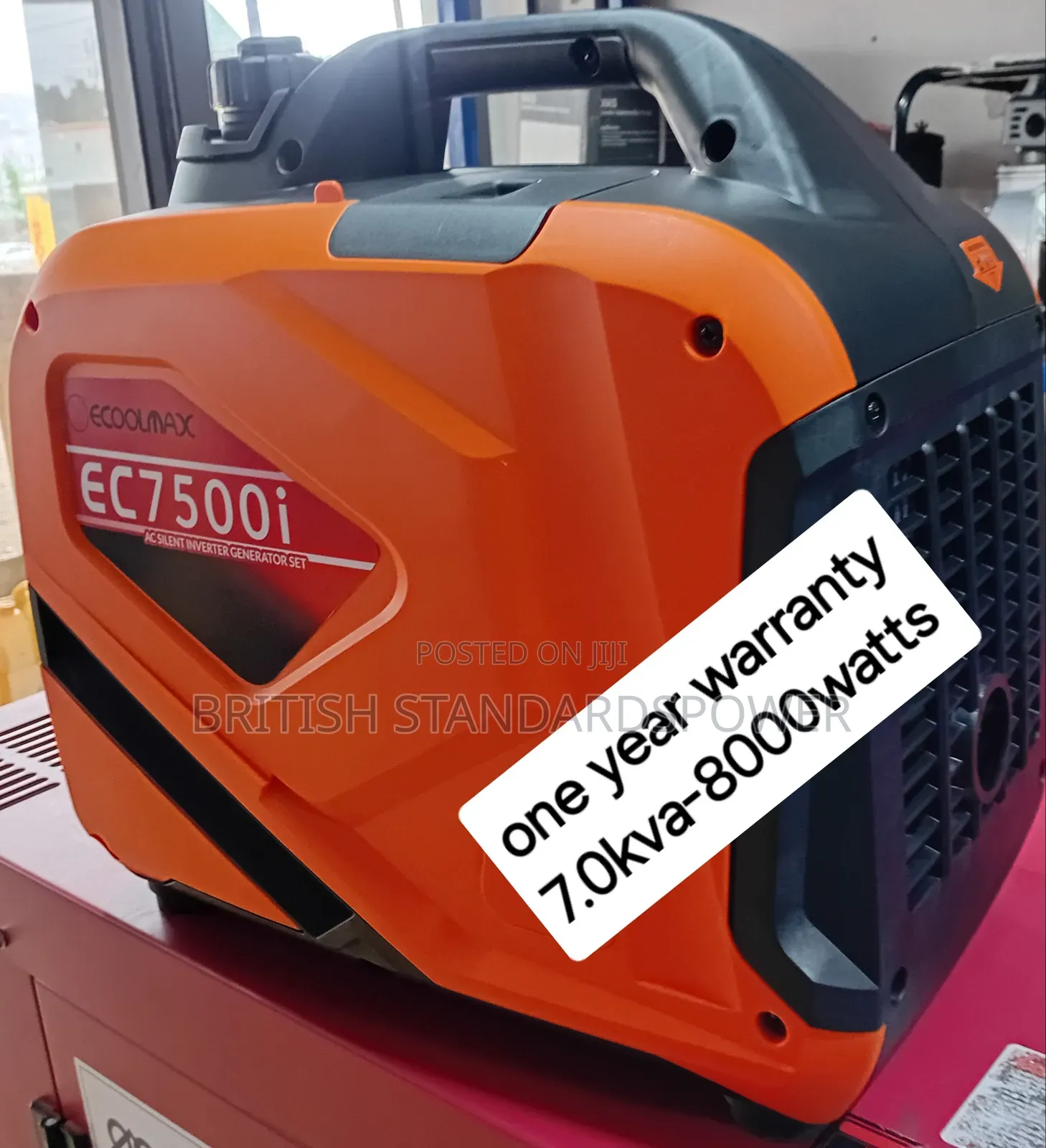 Pure Copper Alternator 7.0kva Petrol Silent Generator