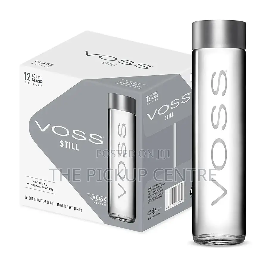 Voss Natural Mineral Water, 375ml X12 Still Glass Bottles