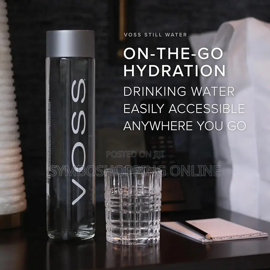 Voss Natural Mineral Water, 375ml X12 Still Glass Bottles