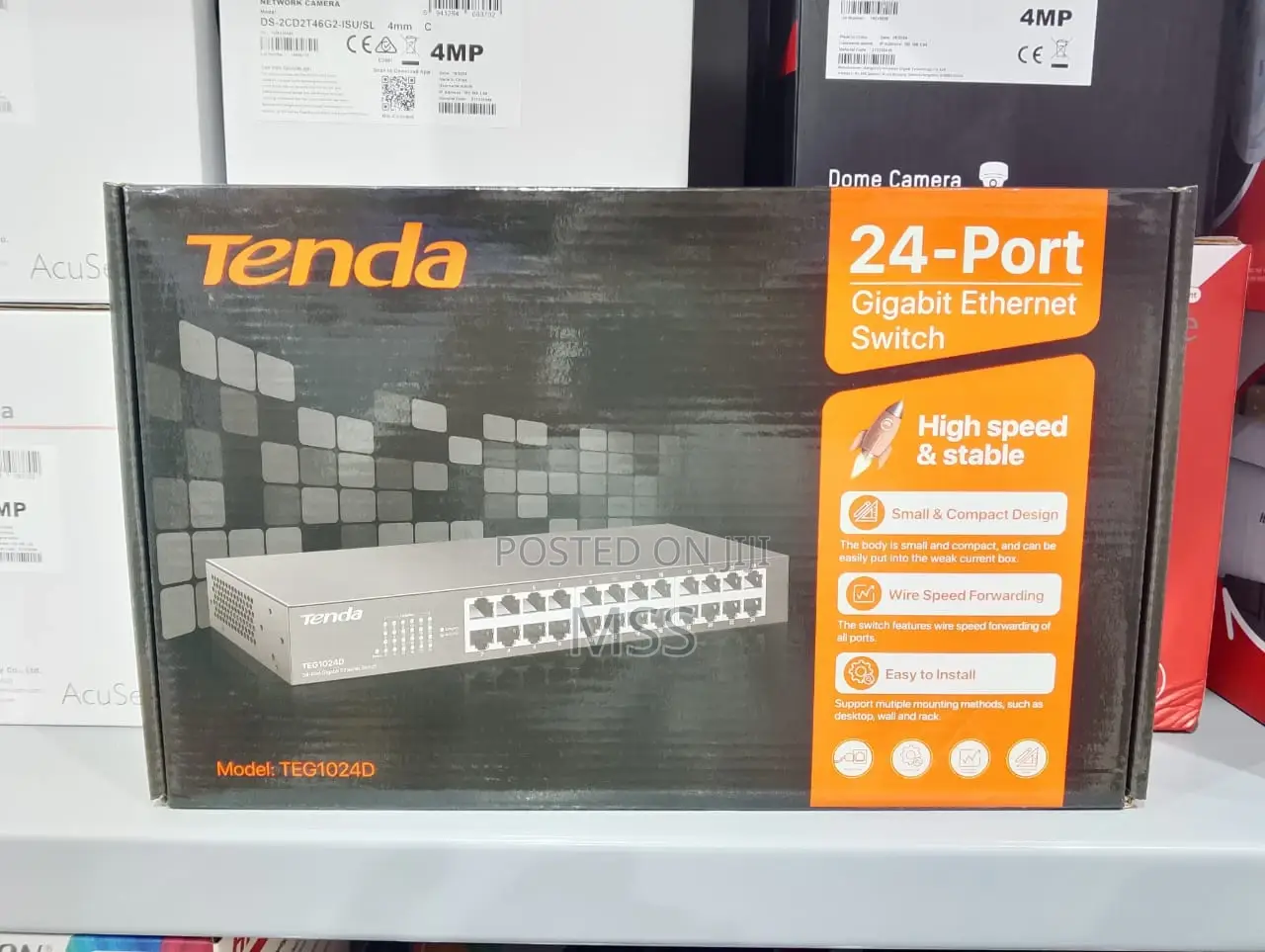Teg1024d -Tenda 24-Port Gigabit Ethernet Switch
