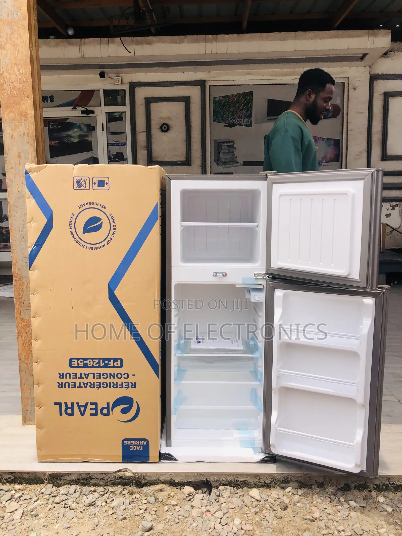 Best New Pearl 80l Double Door Tabletop Fridge(Pf-126-5e)