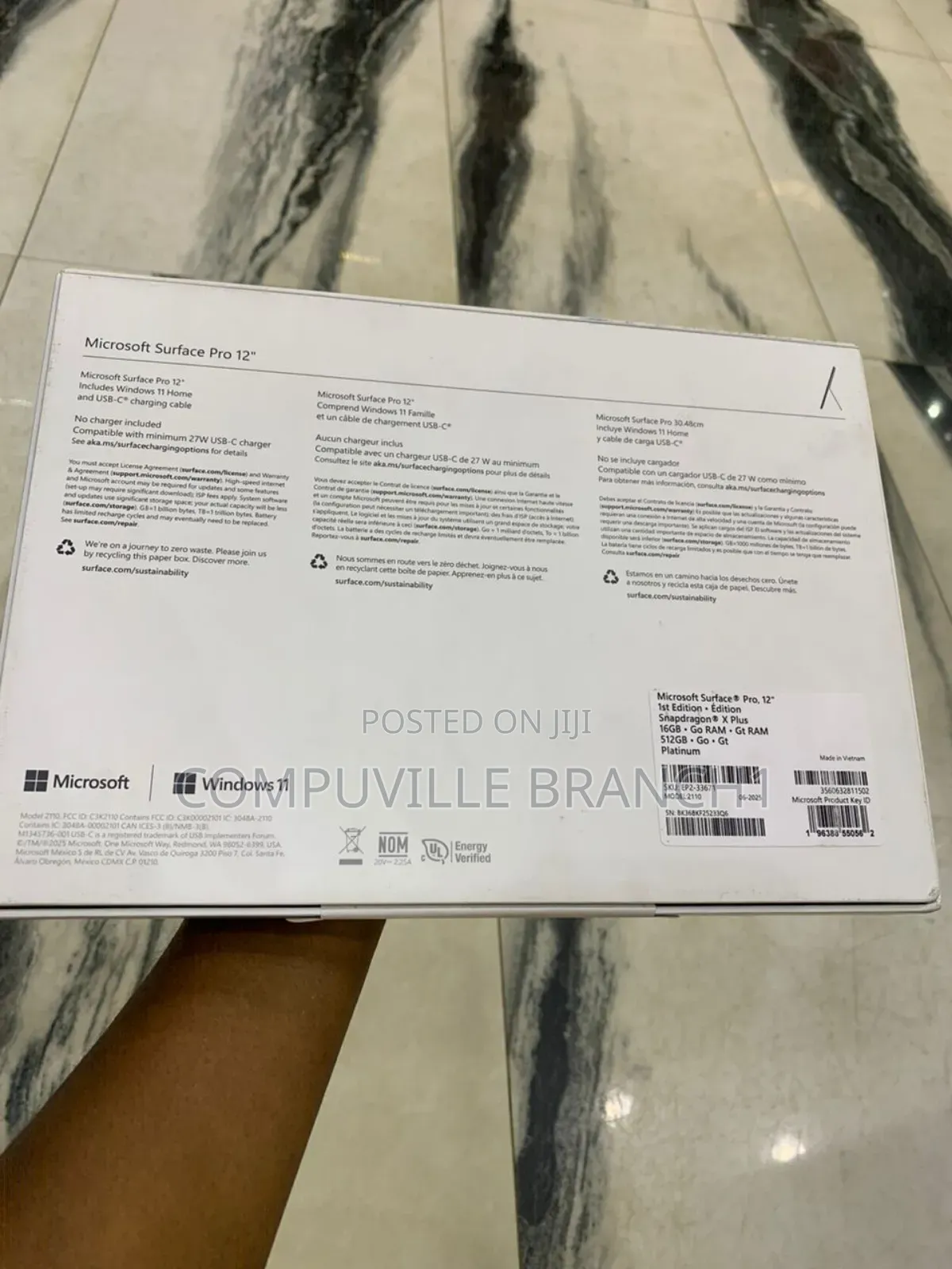 New Microsoft Surface Pro 16GB Qualcomm Snapdragon X Plus SSD 512GB