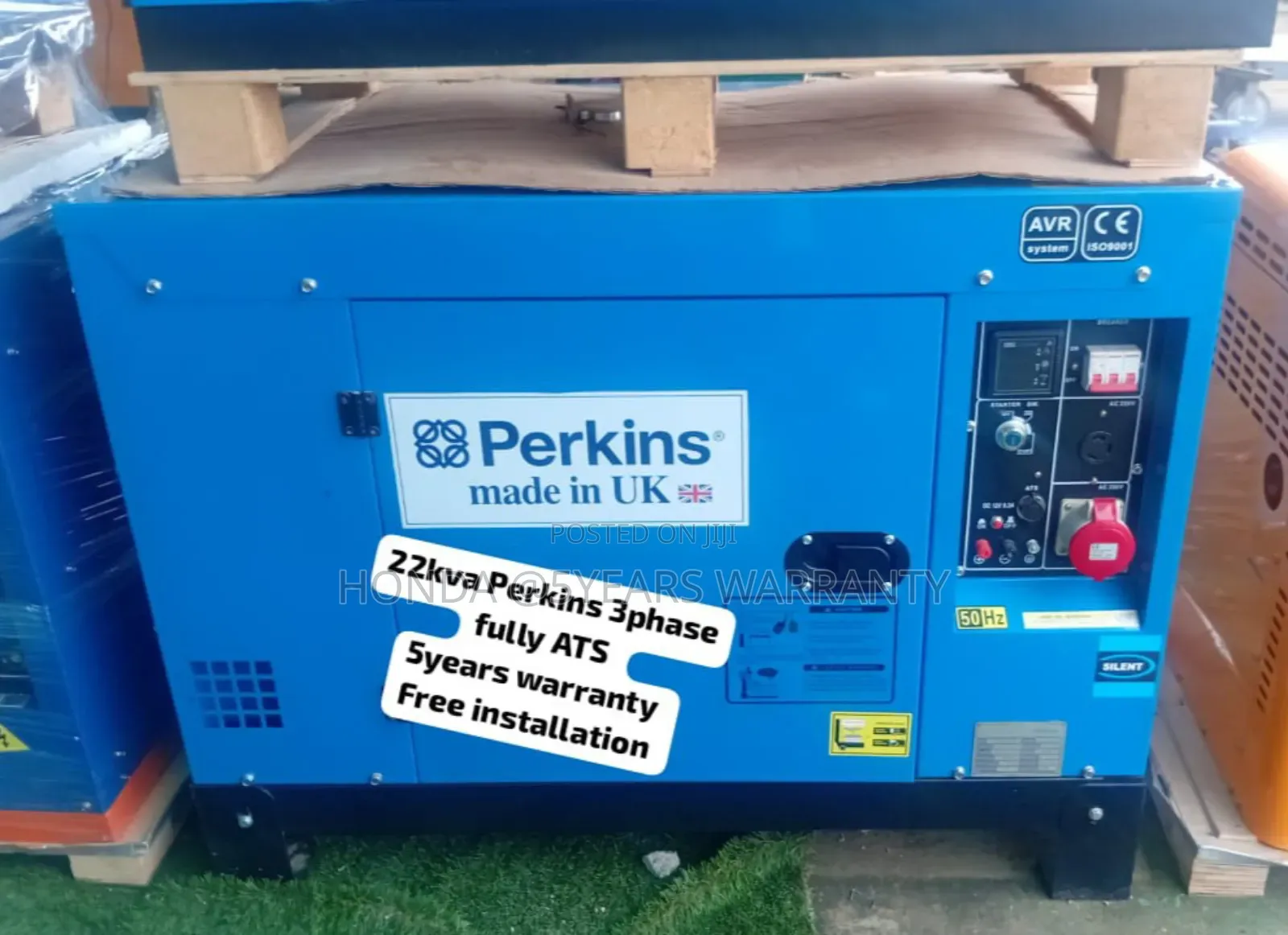 Trailer Mounted Perkins 22kva Generator 3phase Diesel 22kva