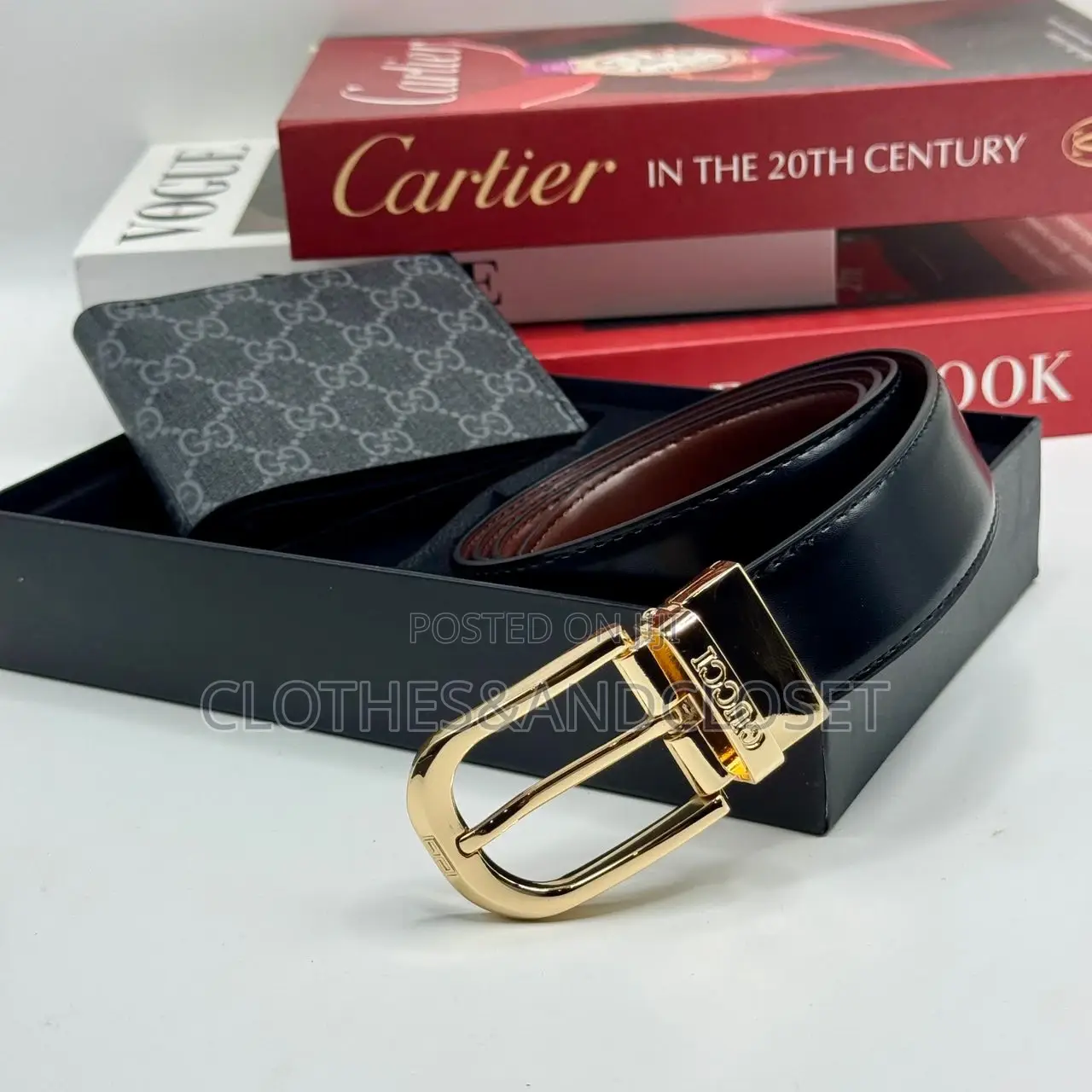 Set of Belt and Wallet