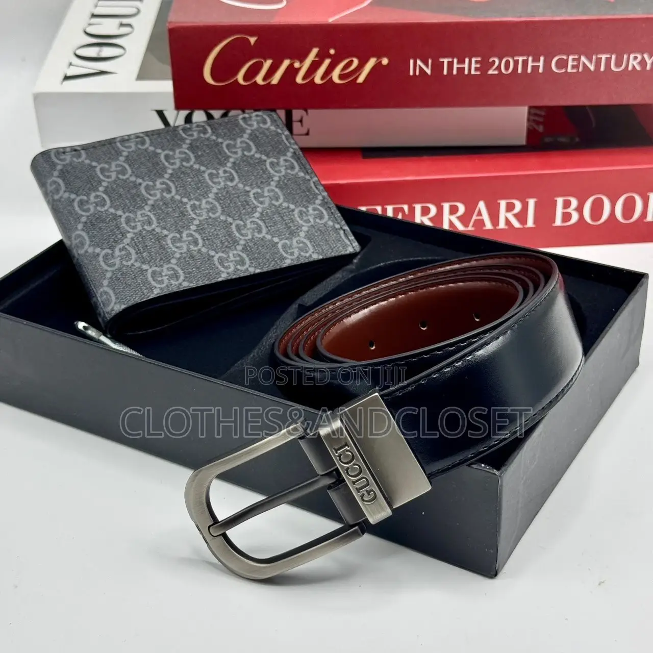 Set of Belt and Wallet