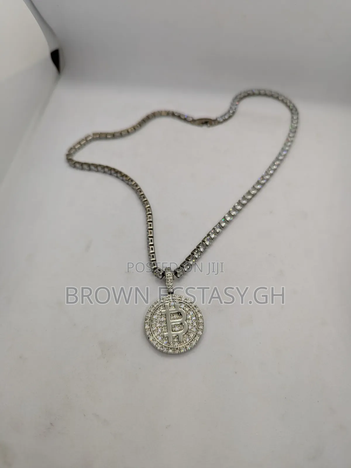 Bitcoin Iced Necklace
