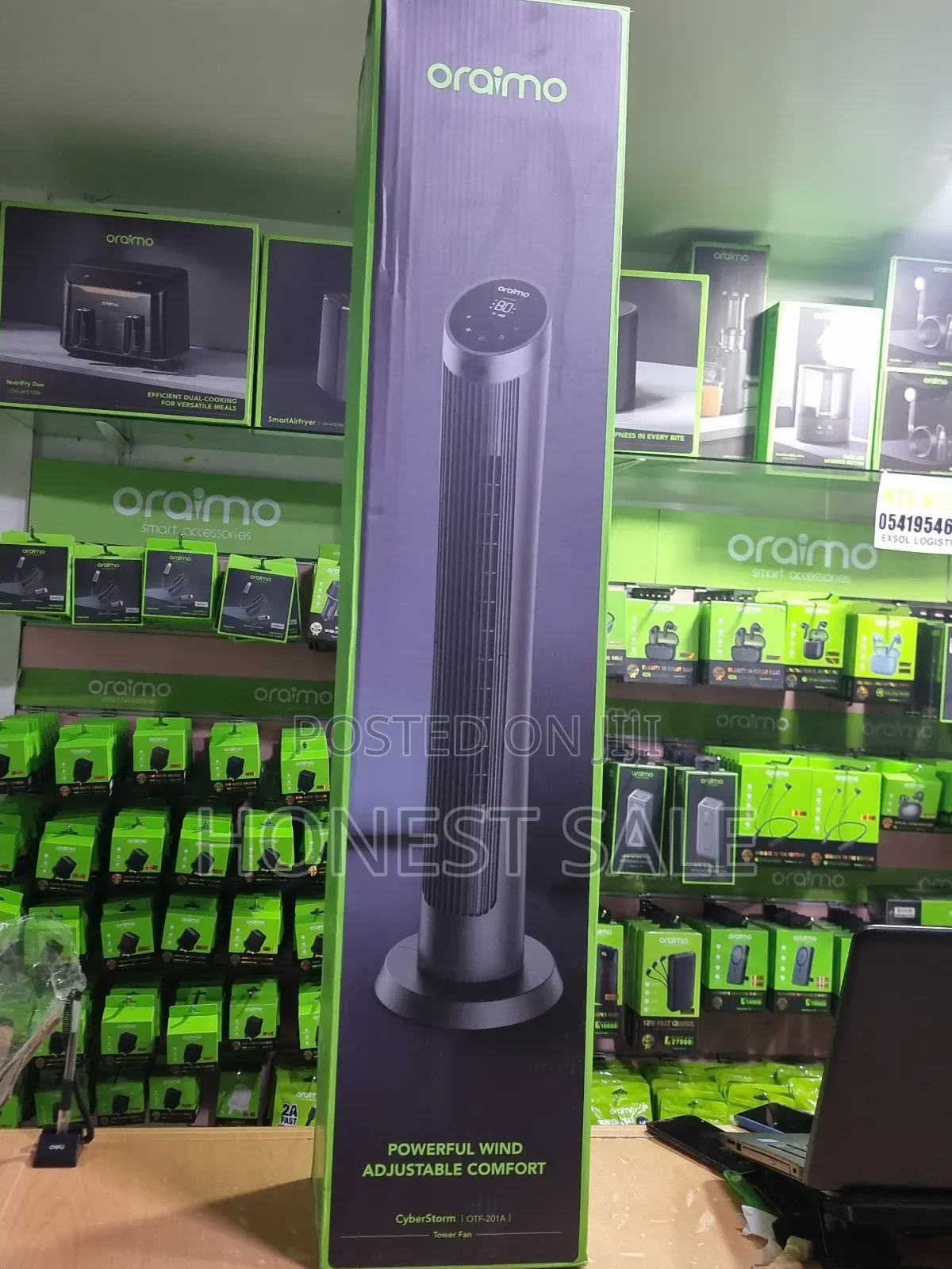 Oraimo Cyberstorm 40 Inch 50w Tower Fan
