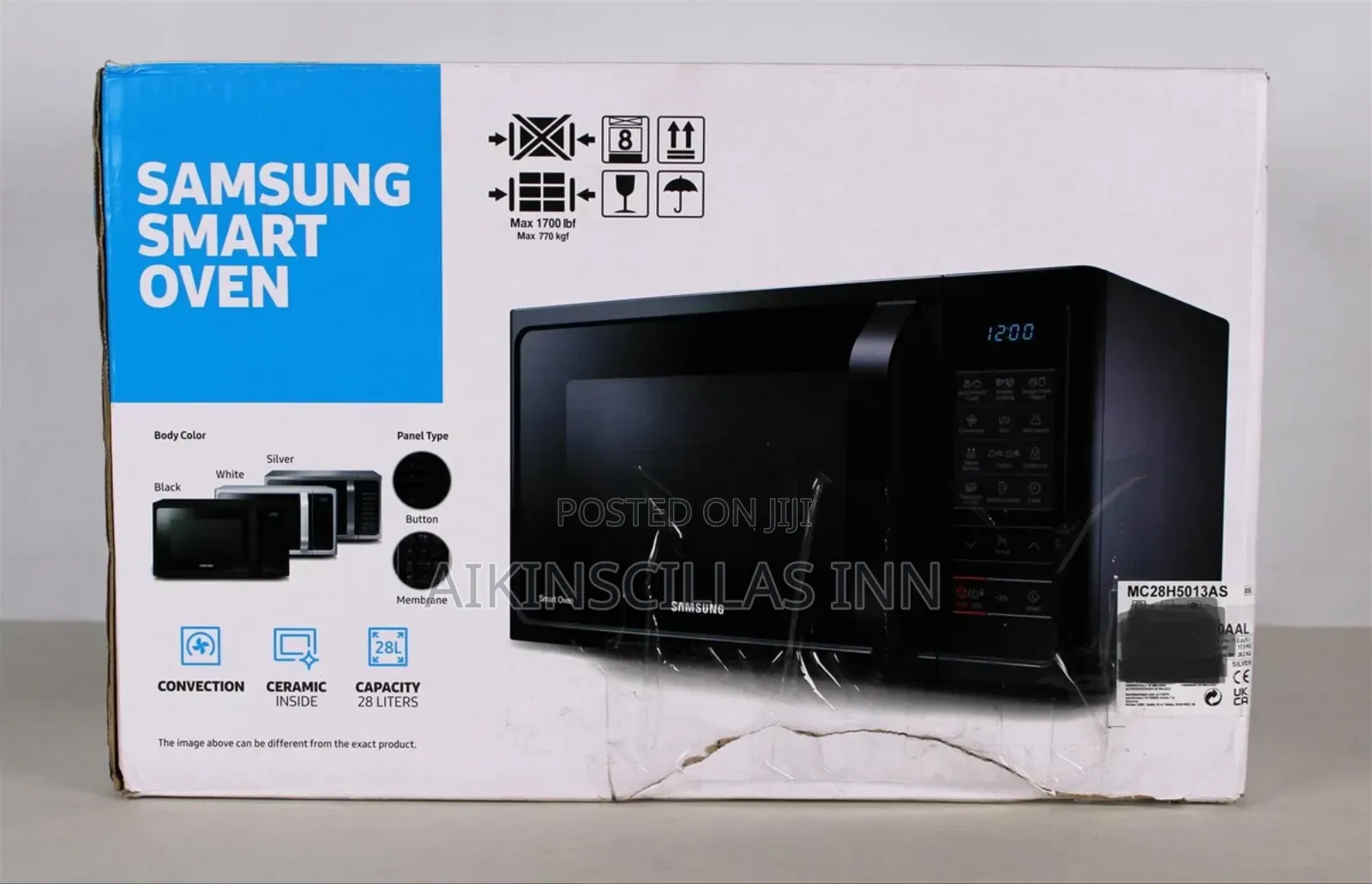 Samsung 28l Smart Conventional Ceramic Microwave Oven With Grill