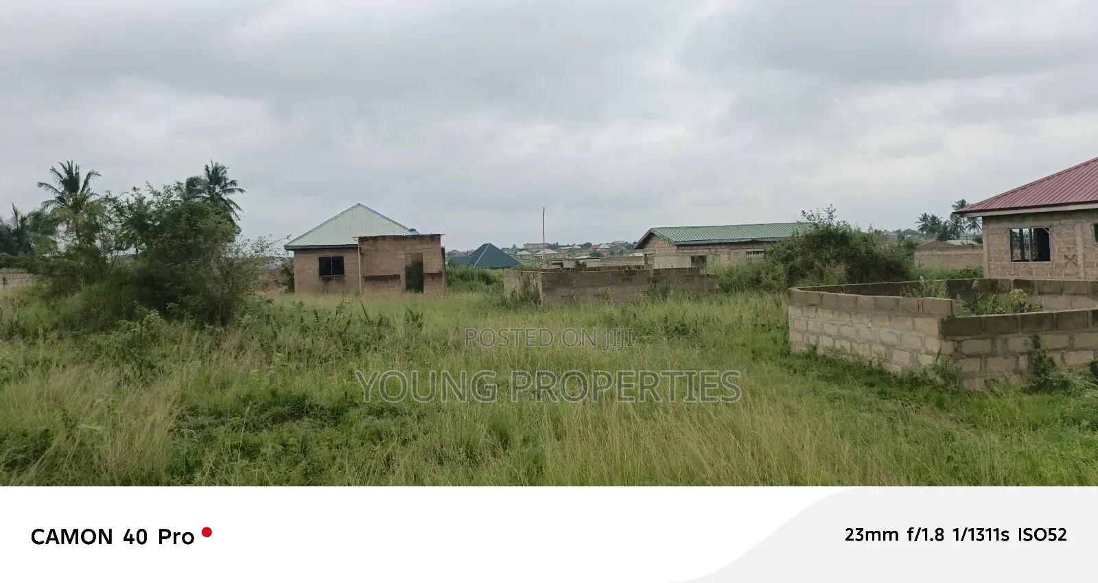 Half Plots of Land for Sale Amasaman Danchira 30,000