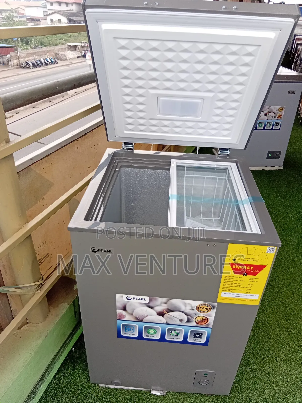 Query Pearl 100l Chest Freezer Systematic Energy Set