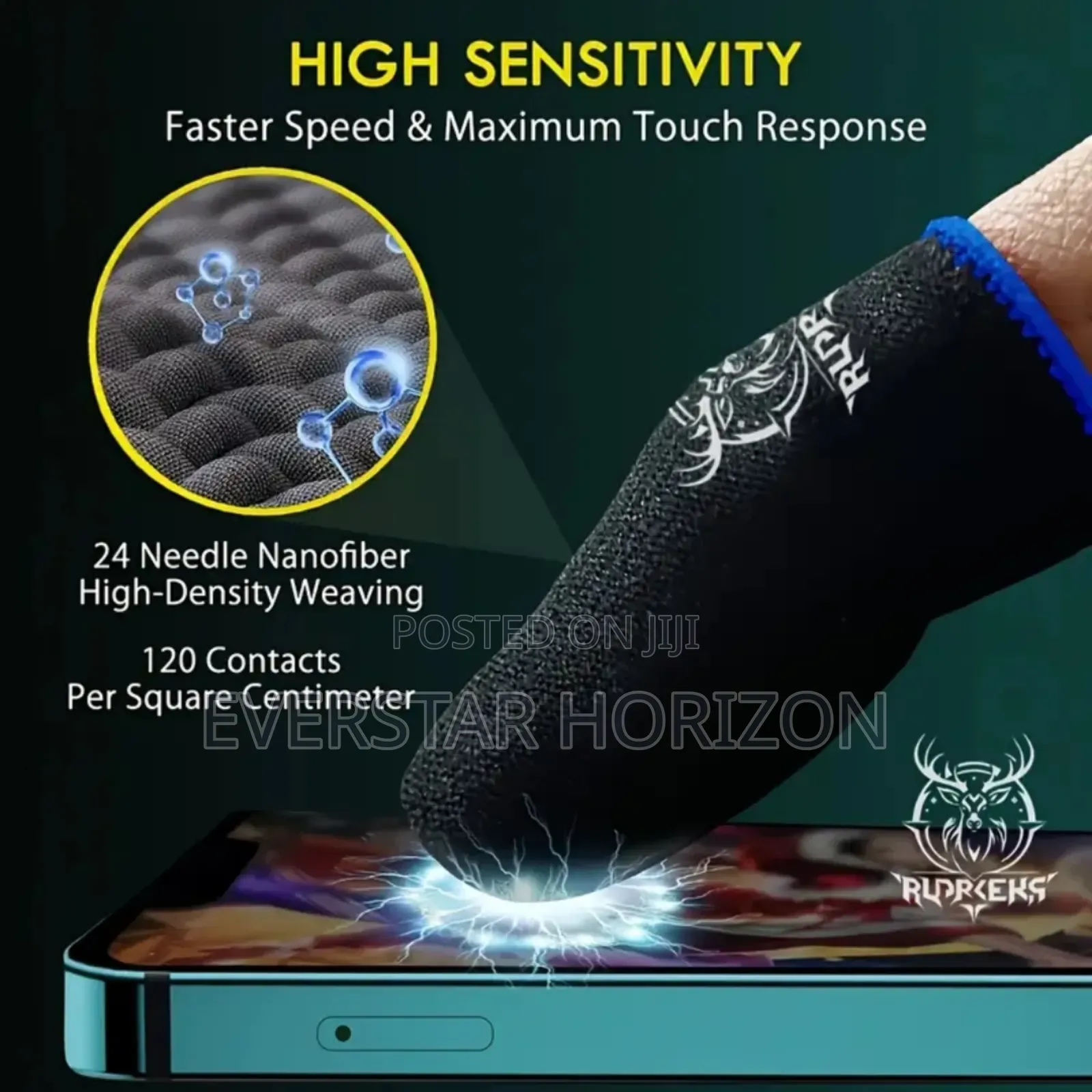 Elk Pattern Game Finger Sleeve