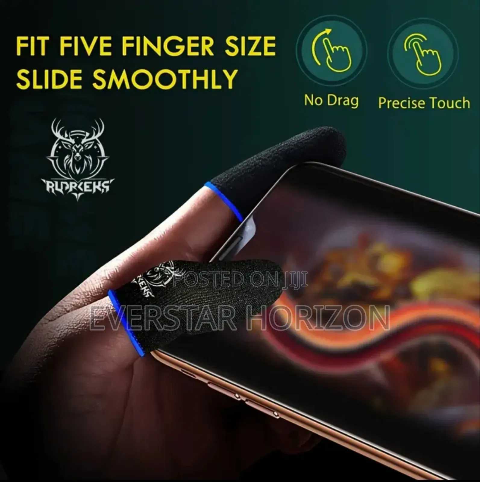 Elk Pattern Game Finger Sleeve