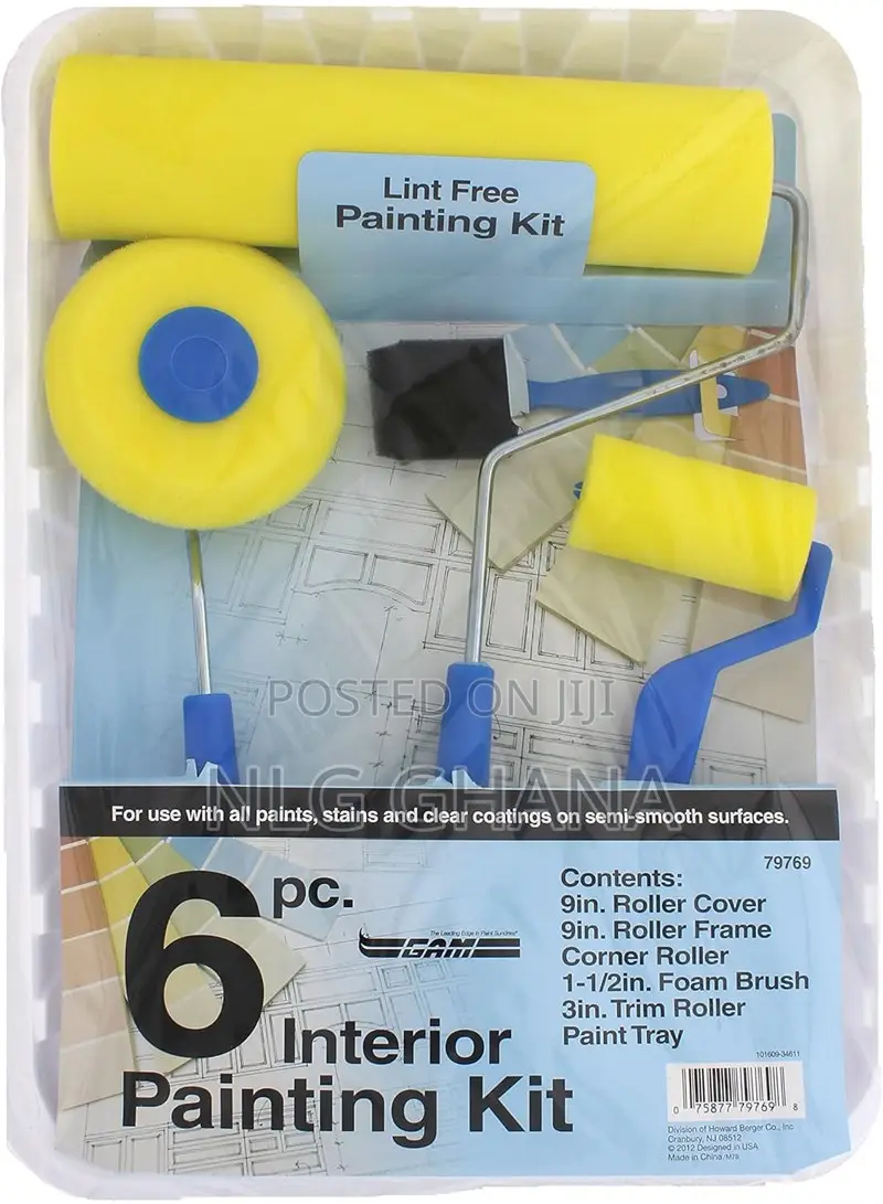 4-Piece Paint Roller Set for Walls, Ceilings. Ghx6278