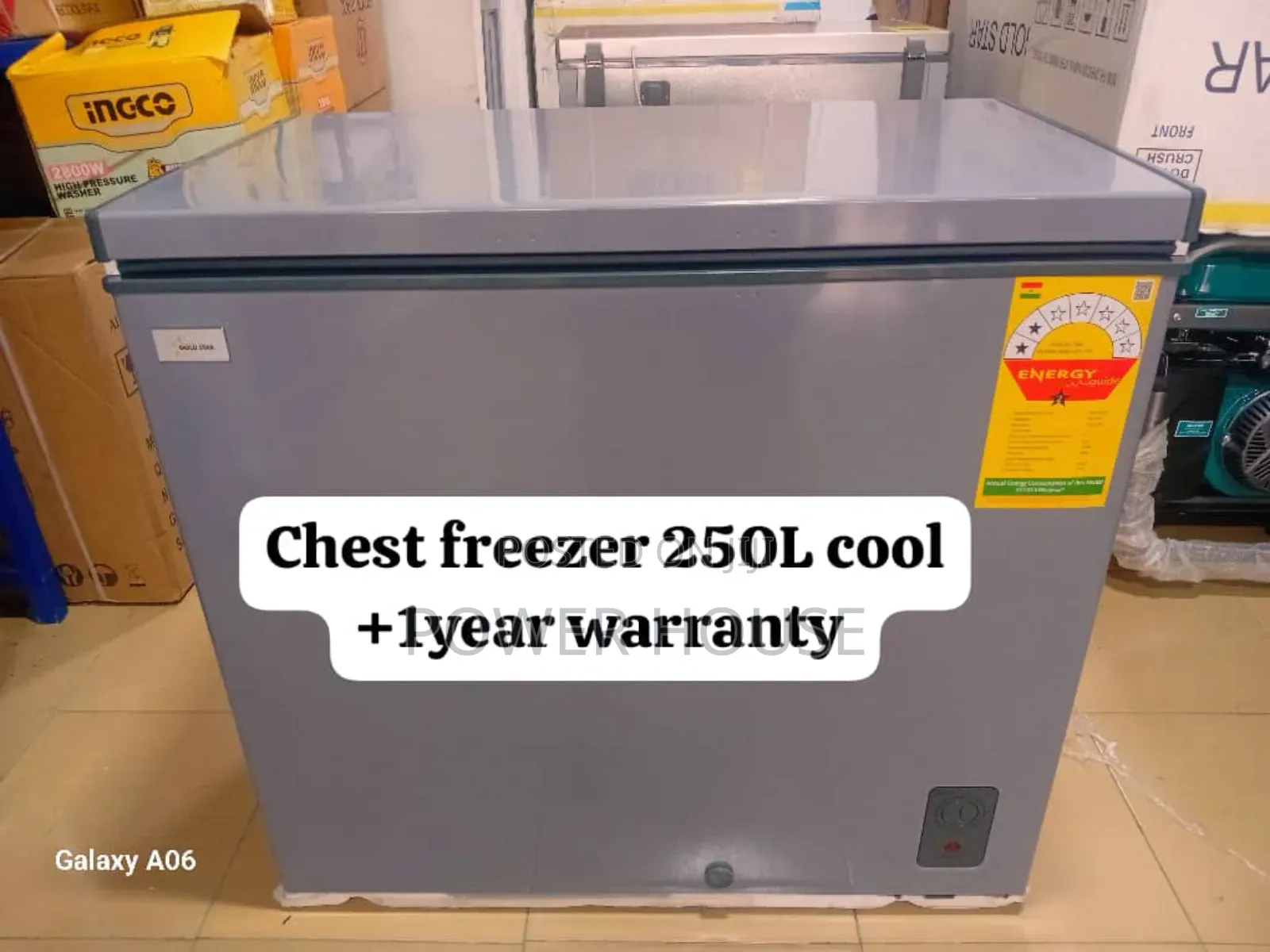 Frozen Cold Goldstar 250l Chest Freezer Cool