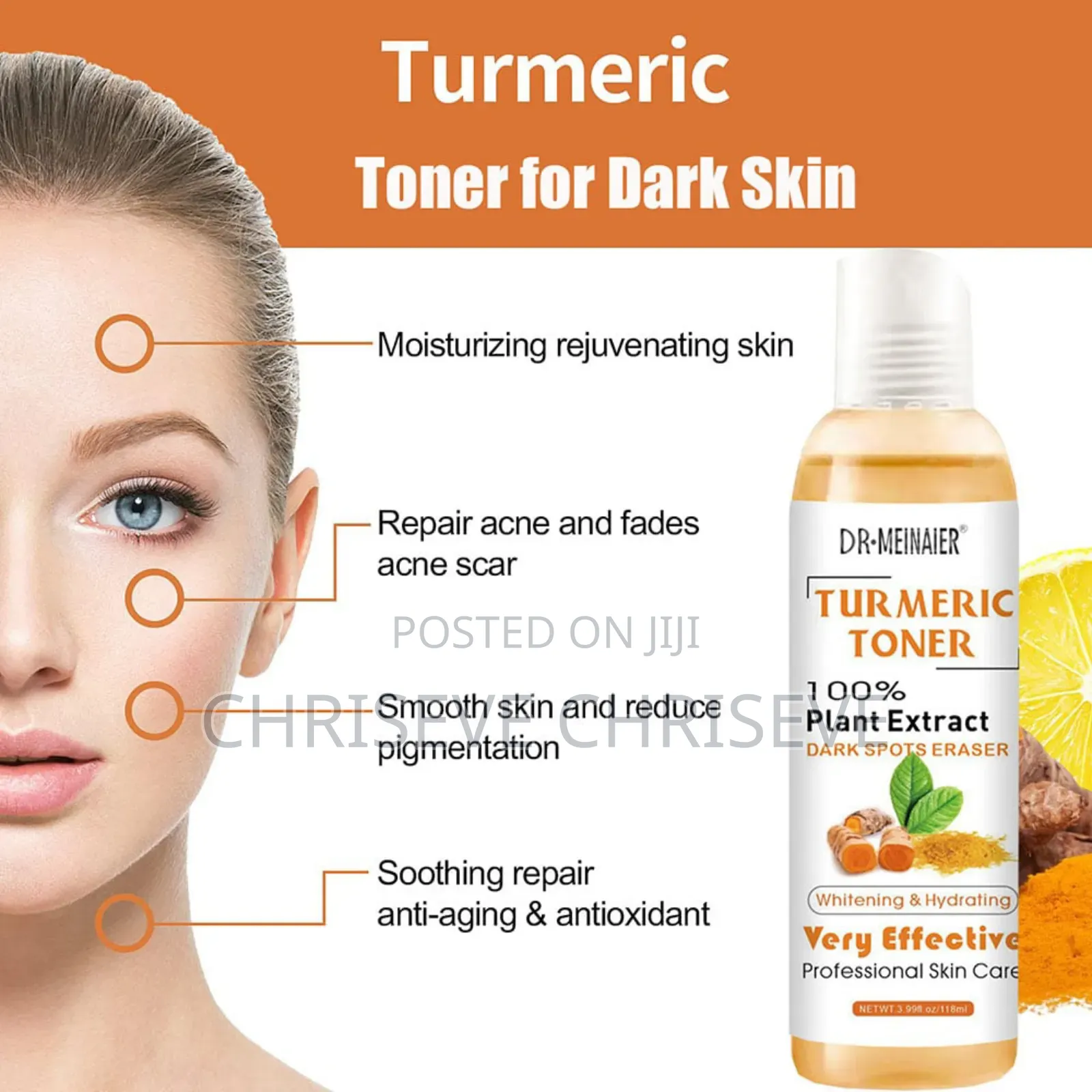 Tumeric Face and Neck Toner