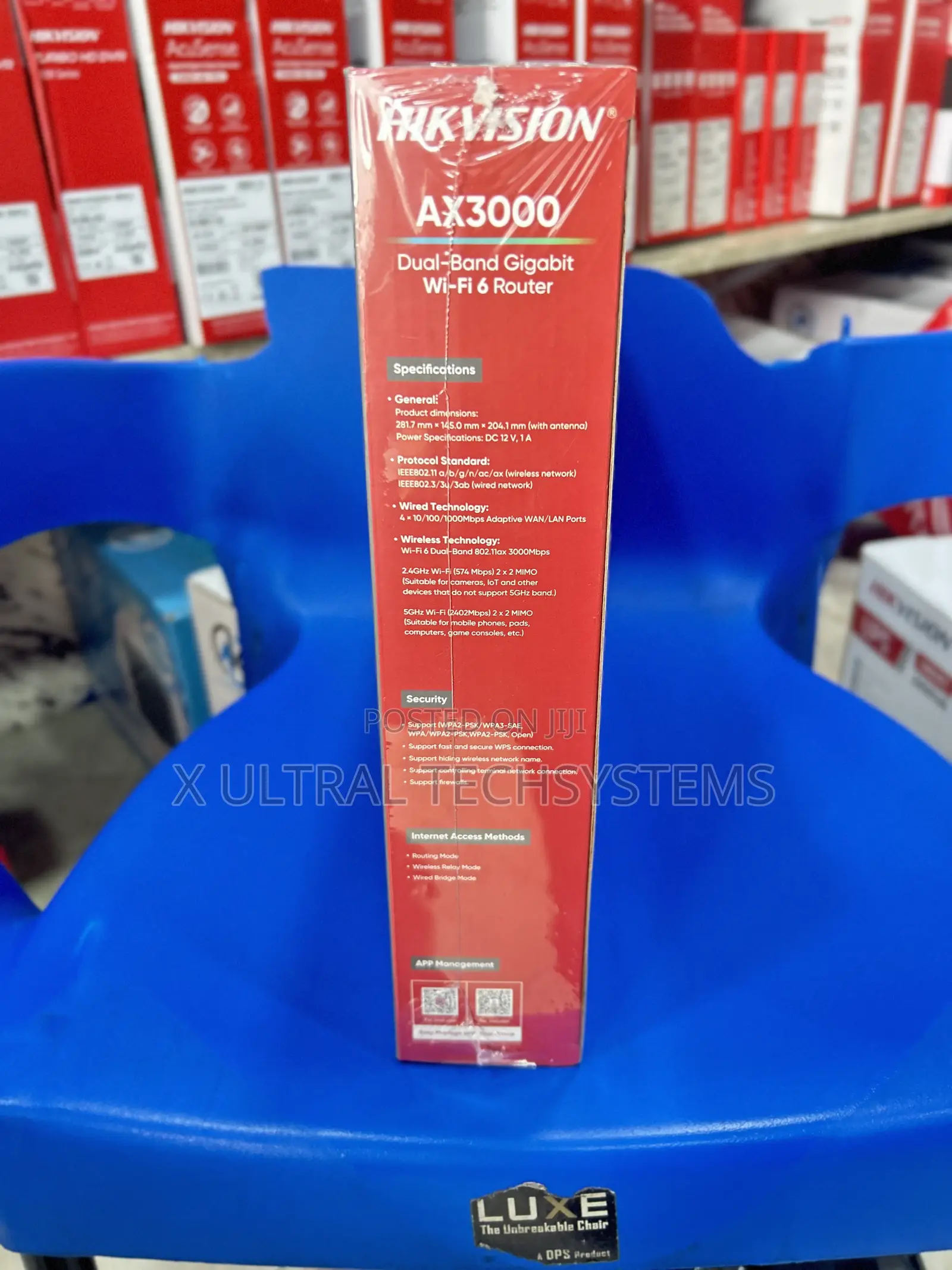 Hikvision Ds-3wr30x-v Ax3000 Dual Band Gigabit Wi-fi Router