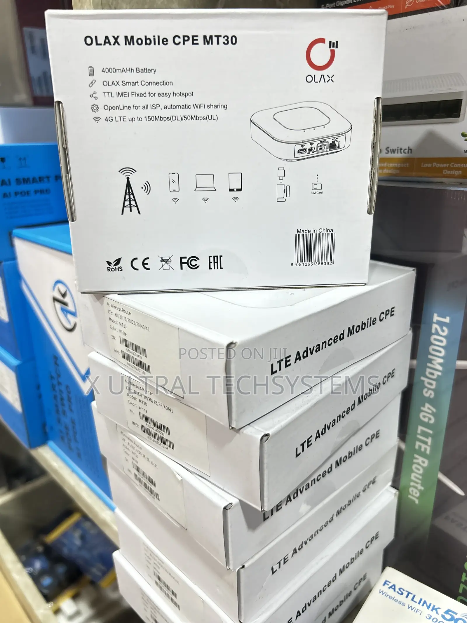 Olax 4g Wifi Lte Advanced Mobile Cpe Mt30