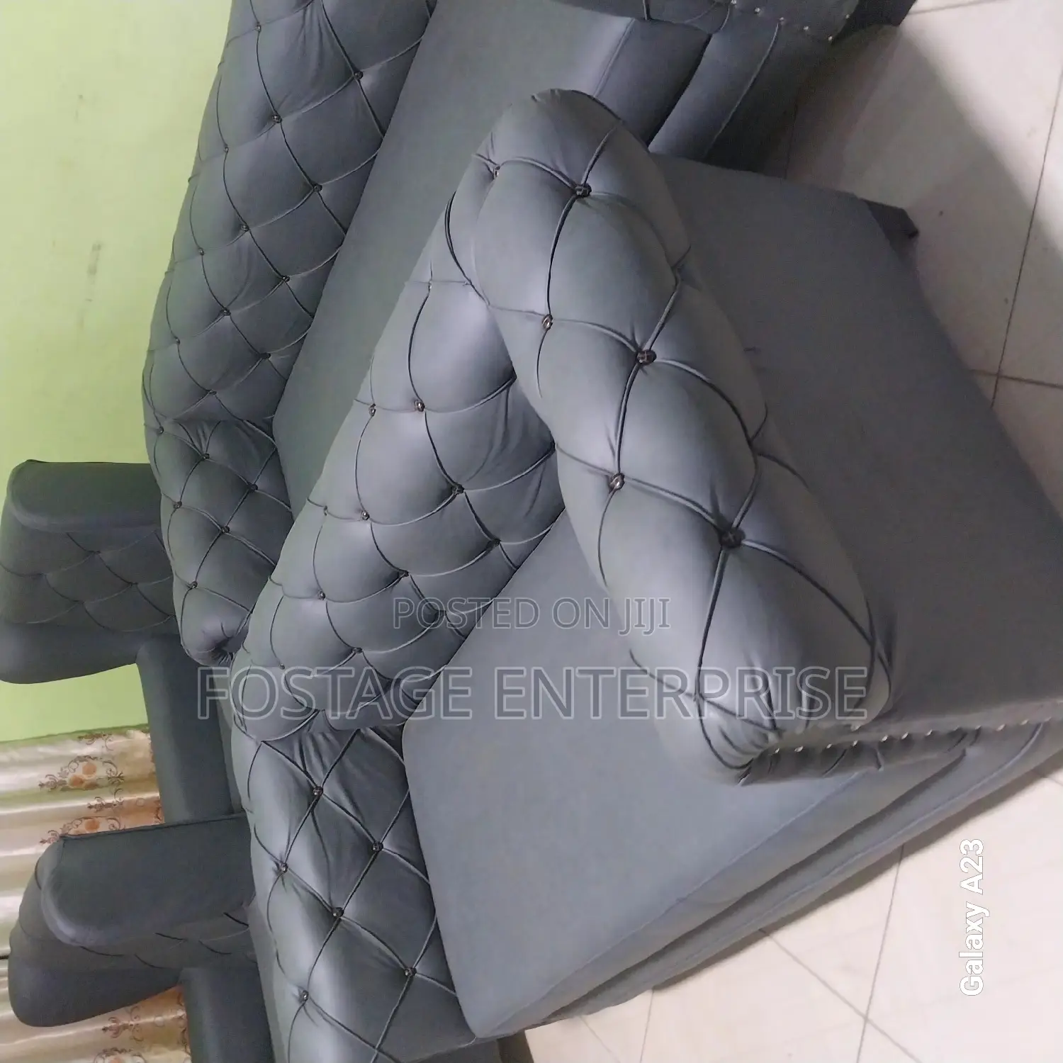 Execellent Designed Set Of Gray  Couches