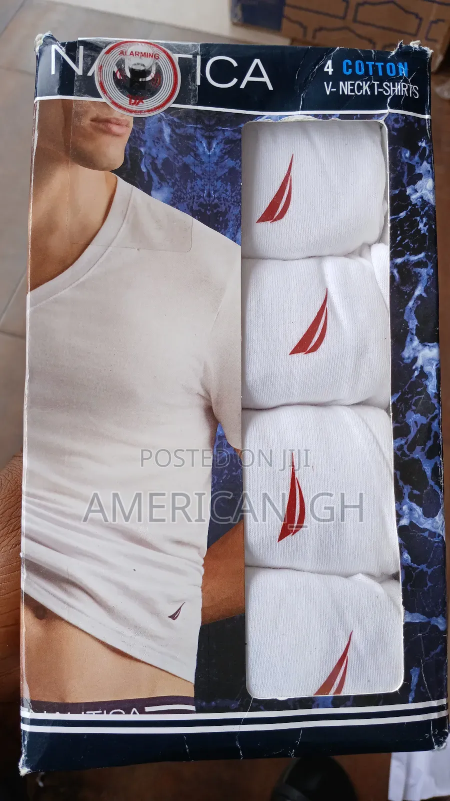 Nautica Cotton v Neck, 4 Pack(M,L/Xl)
