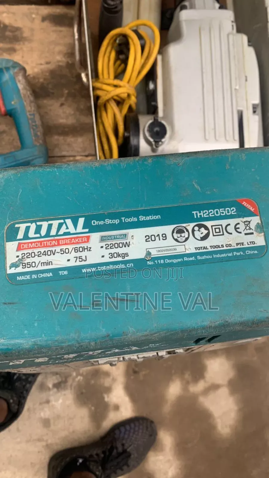 Total Concrete Breaker Machine Working Perfectly