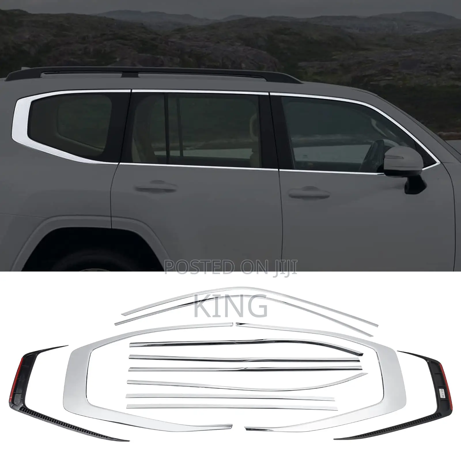2012-2024 Land Cruiser 300 Window Moulding