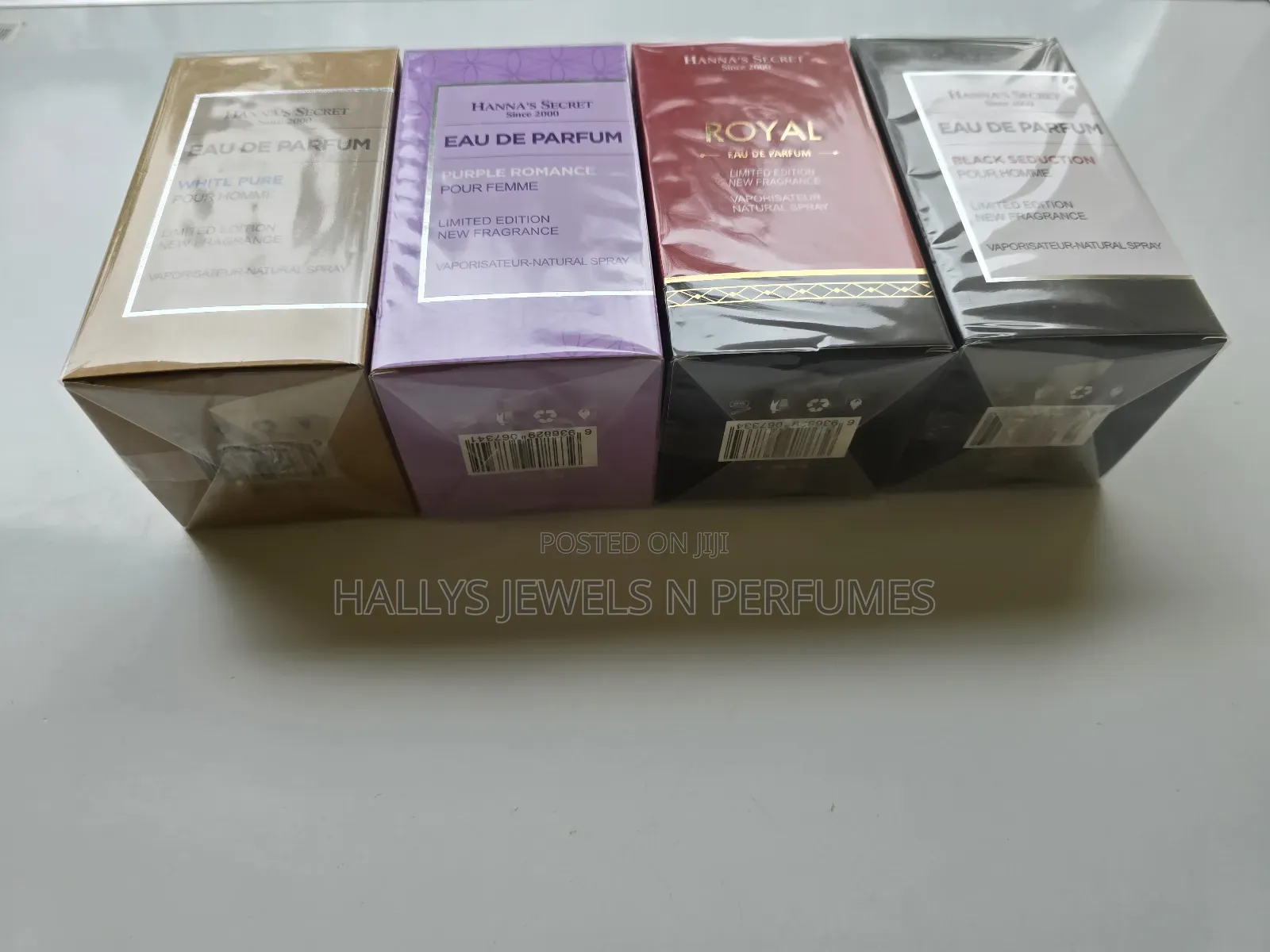 Hanna's Secret Limited Edition Perfumes, 100ml, Unisex