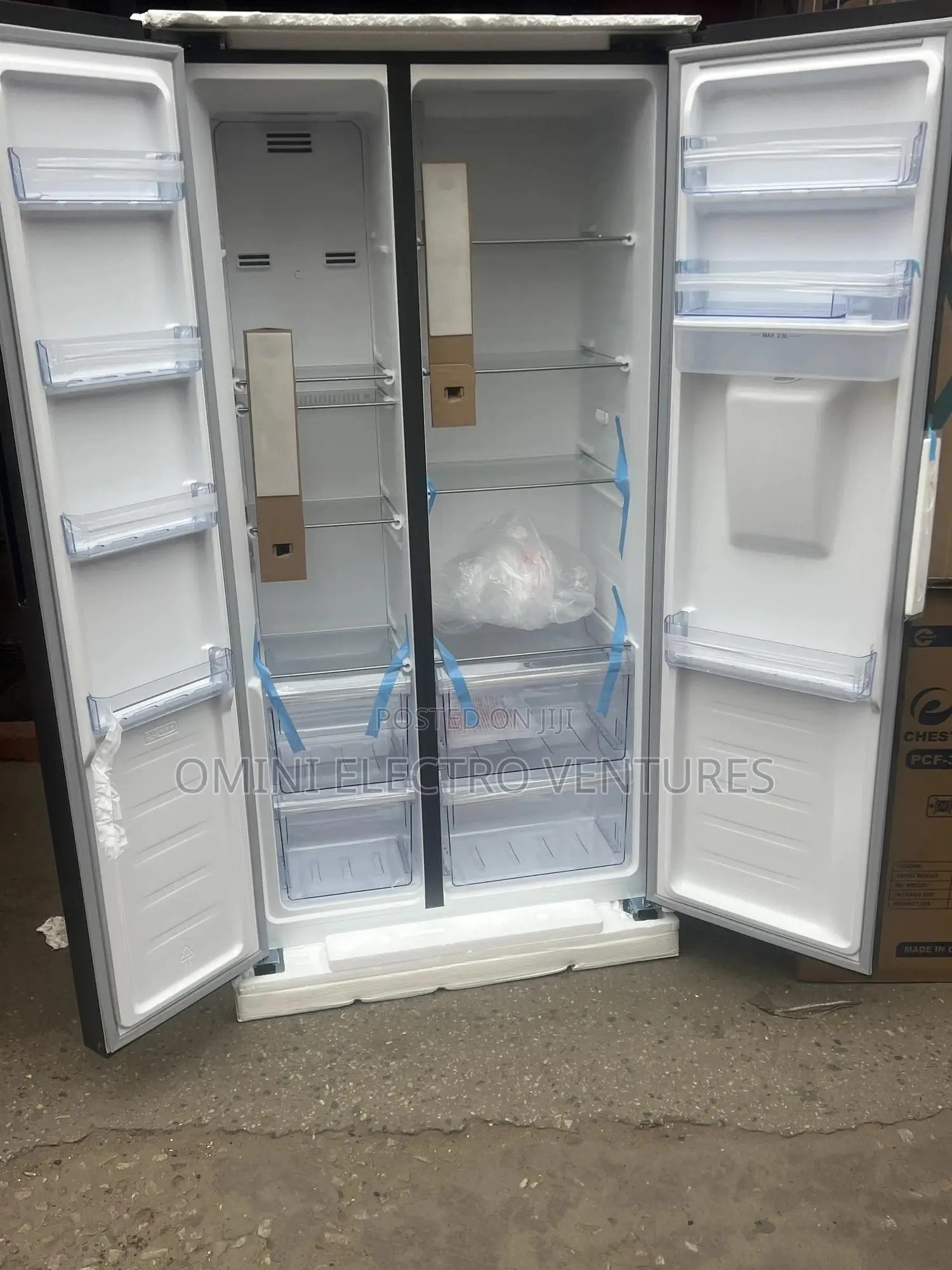 Brand New Pearl Side by Side Frigde With Water Dispenser
