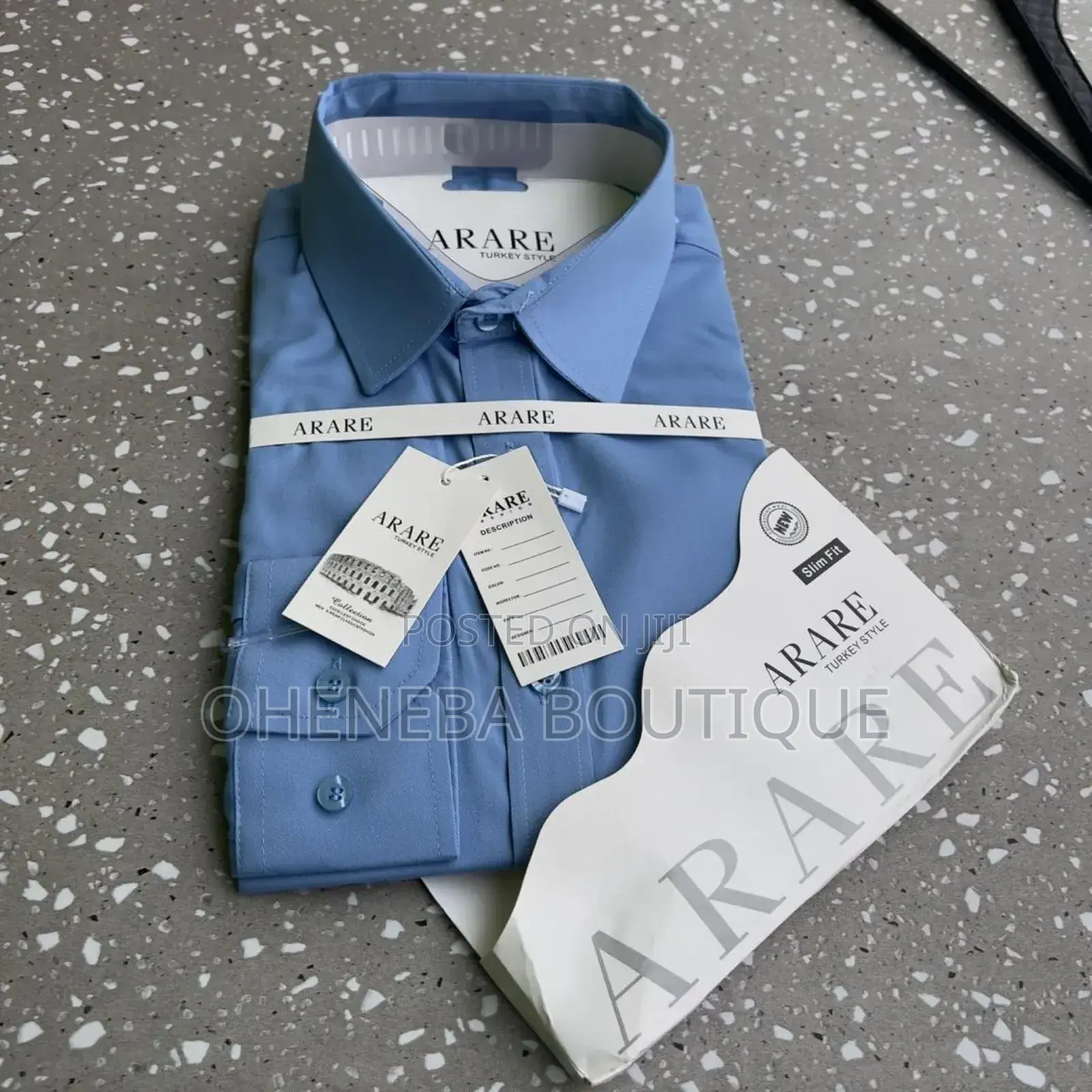 Turkish Office Plain Long Sleeve Shirt for Men
